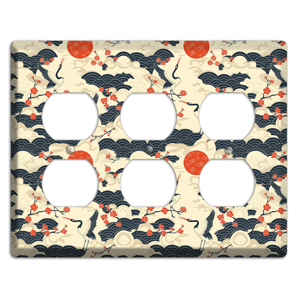 Crimson Sun Ascent 3 Duplex Wallplate