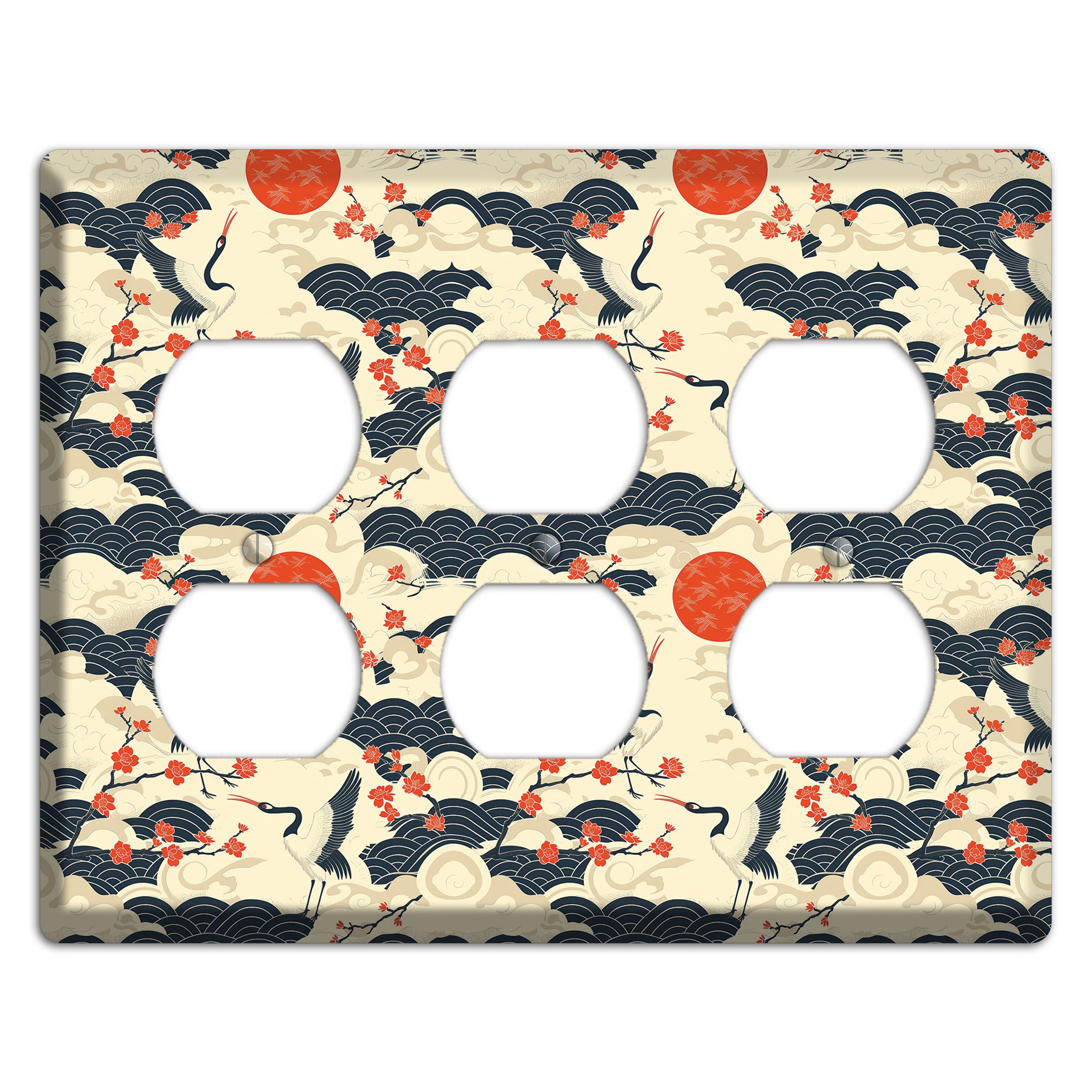 Crimson Sun Ascent 3 Duplex Wallplate