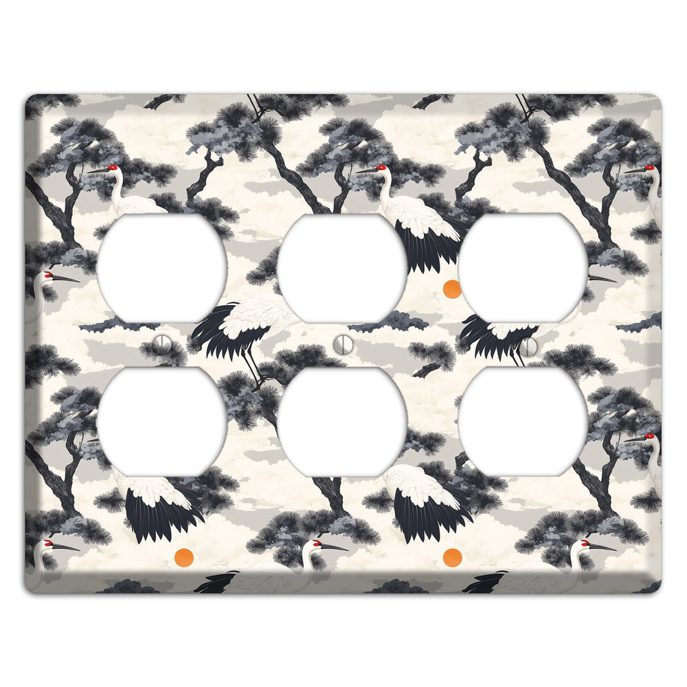 Ink & Ember Pines 3 Duplex Wallplate