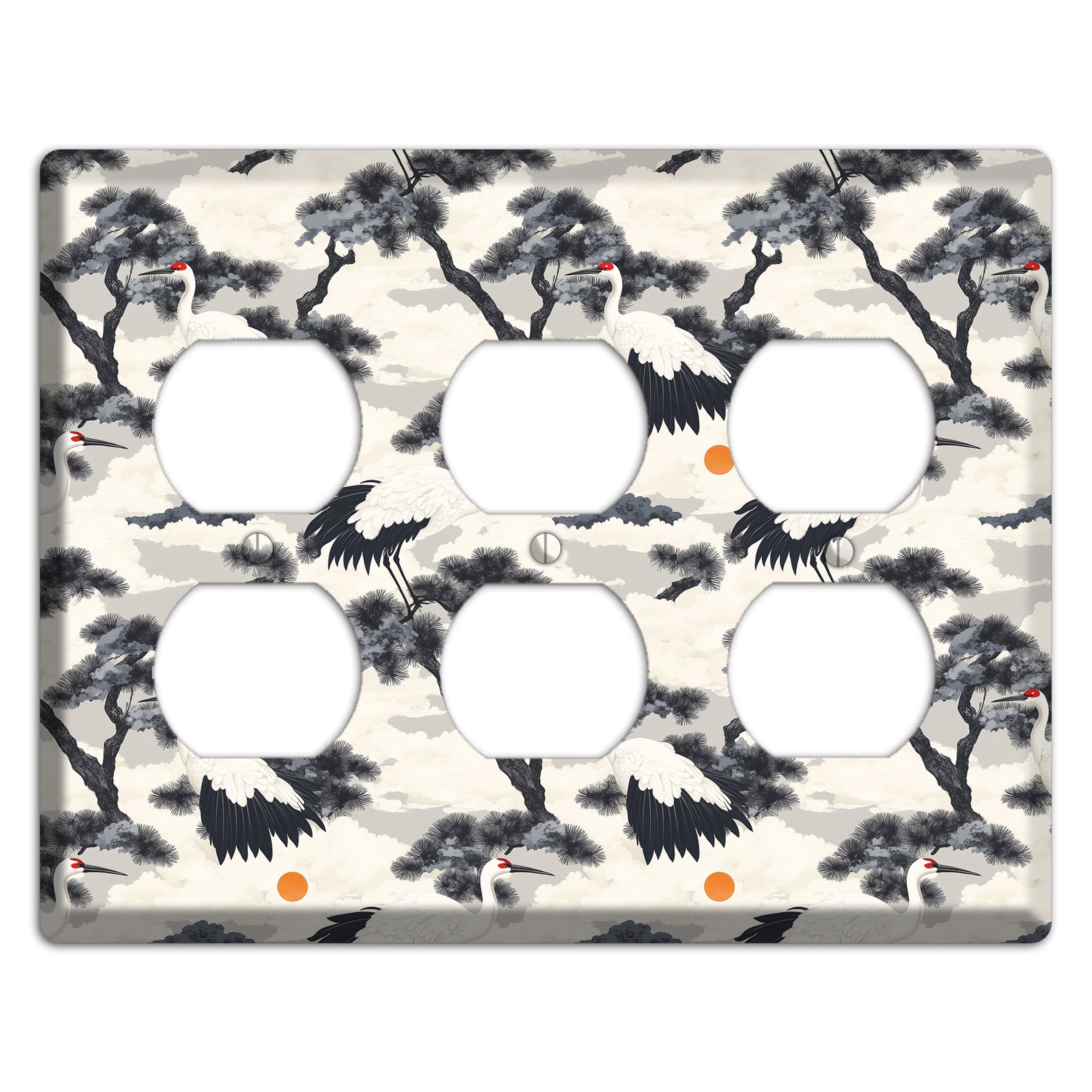 Ink & Ember Pines 3 Duplex Wallplate