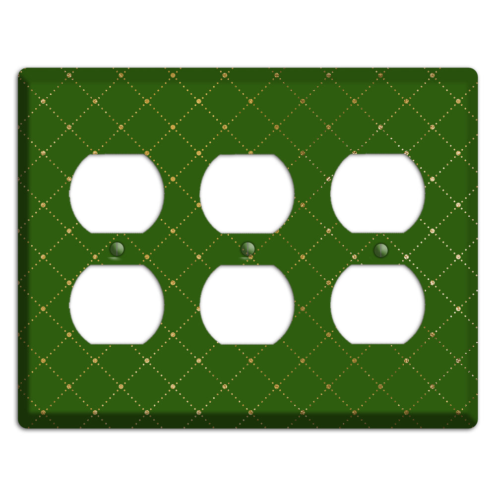 Beaded Lattice 3 Duplex Wallplate