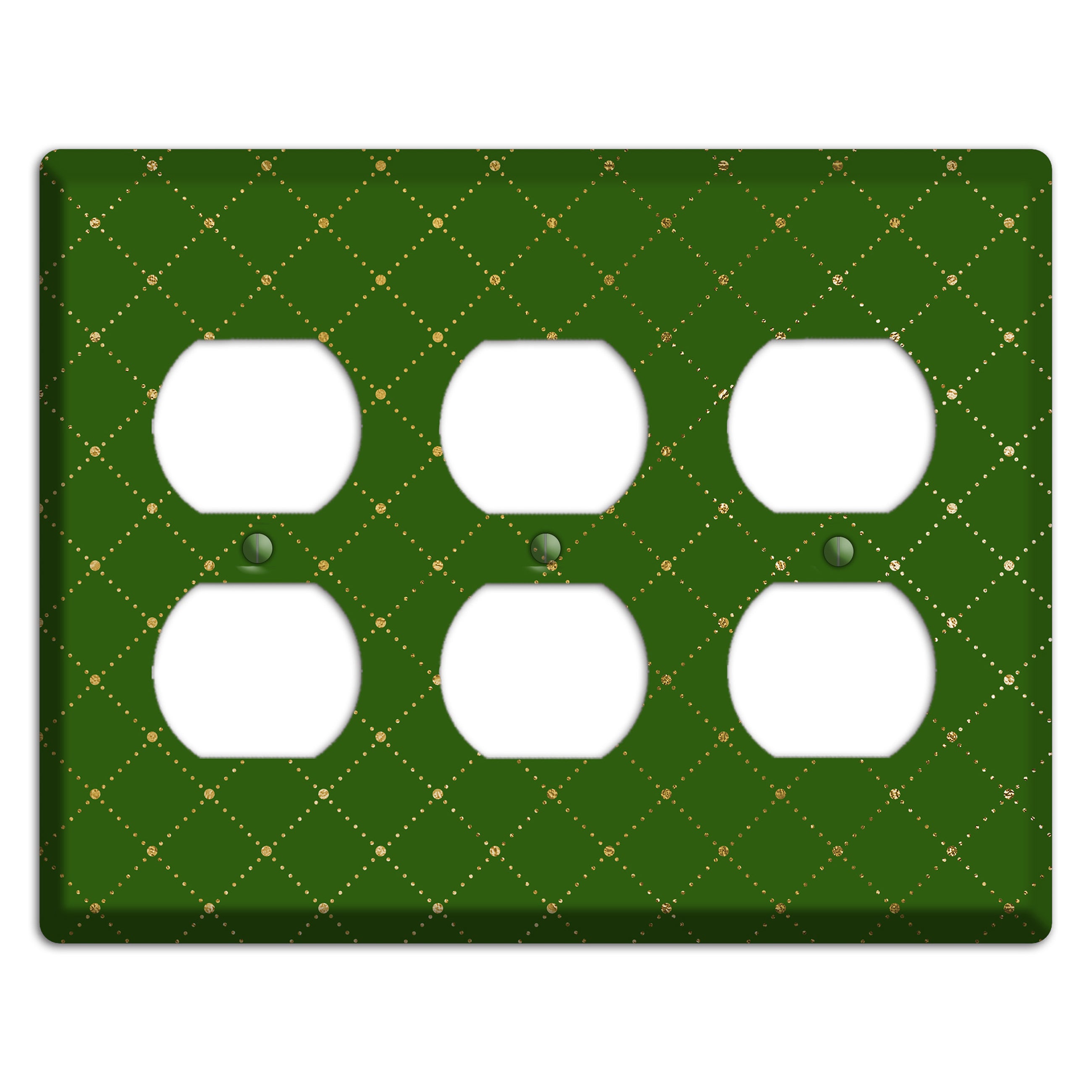 Beaded Lattice 3 Duplex Wallplate
