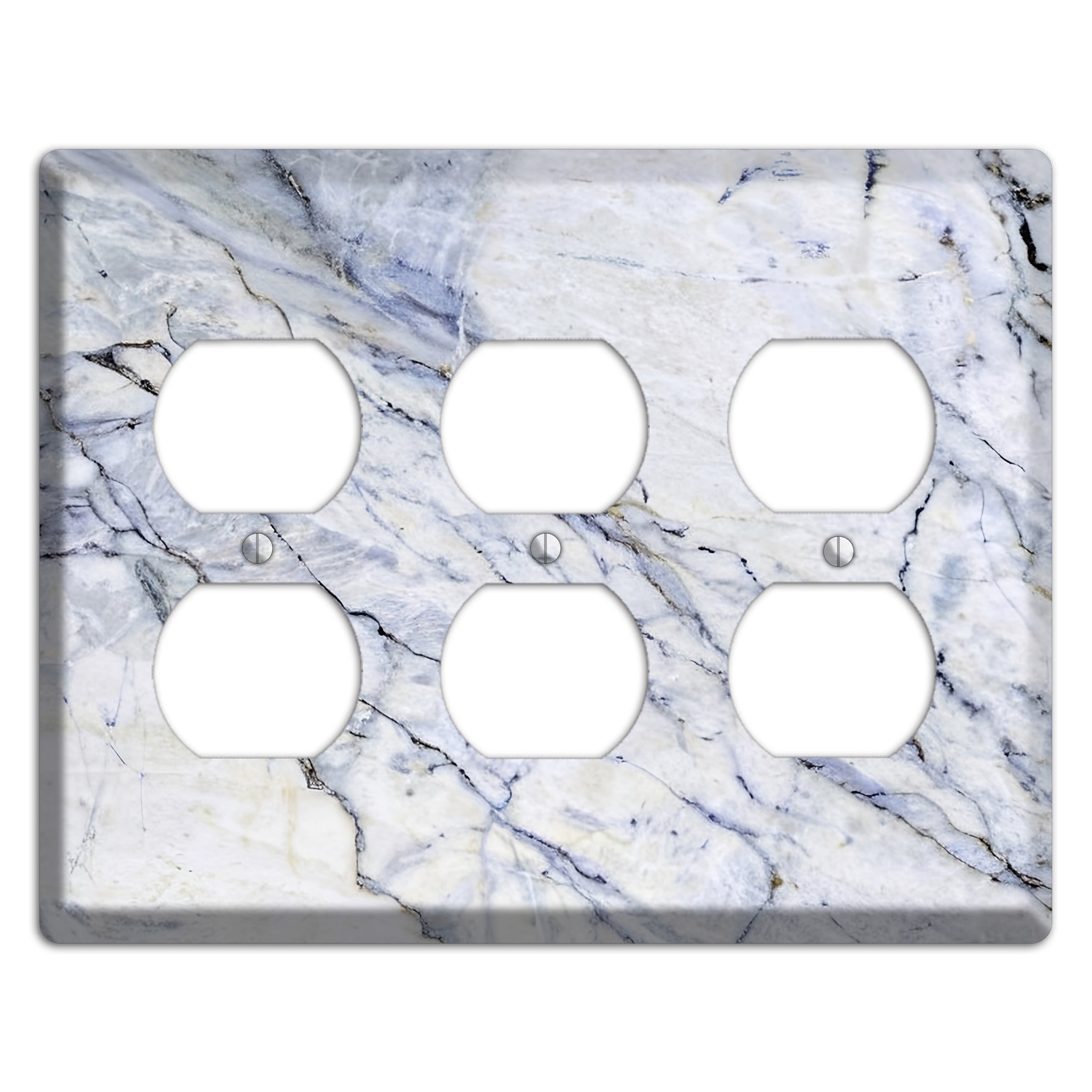 Geyser Marble 3 Duplex Wallplate