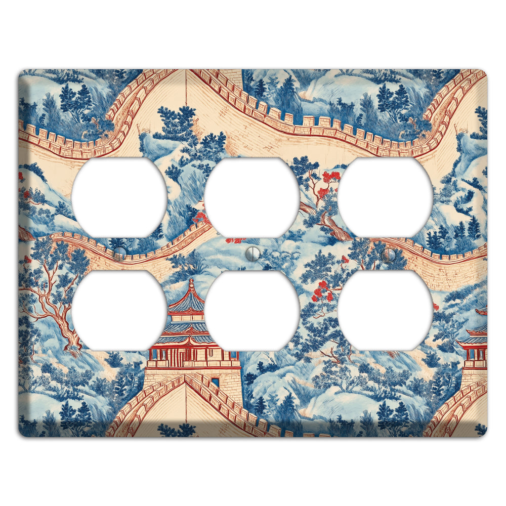 Great Wall Toile 3 Duplex Wallplate