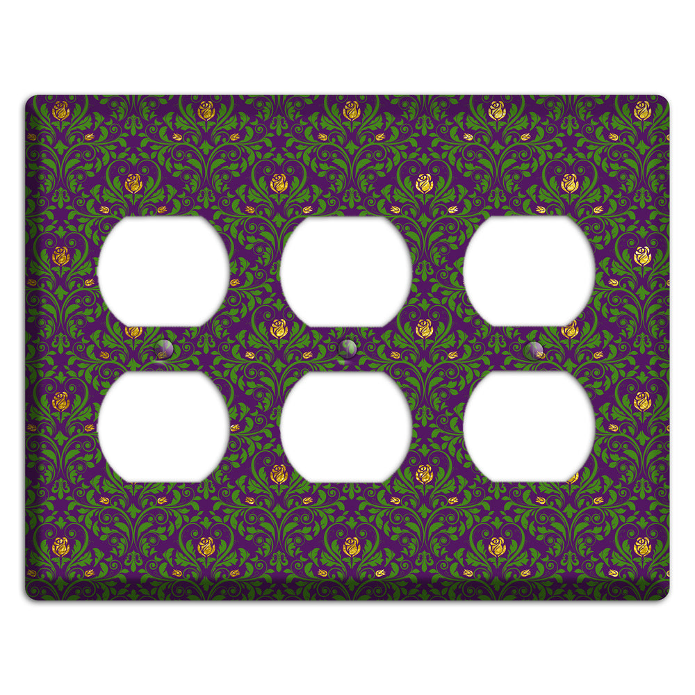 Jester‚Äôs Damask 3 Duplex Wallplate