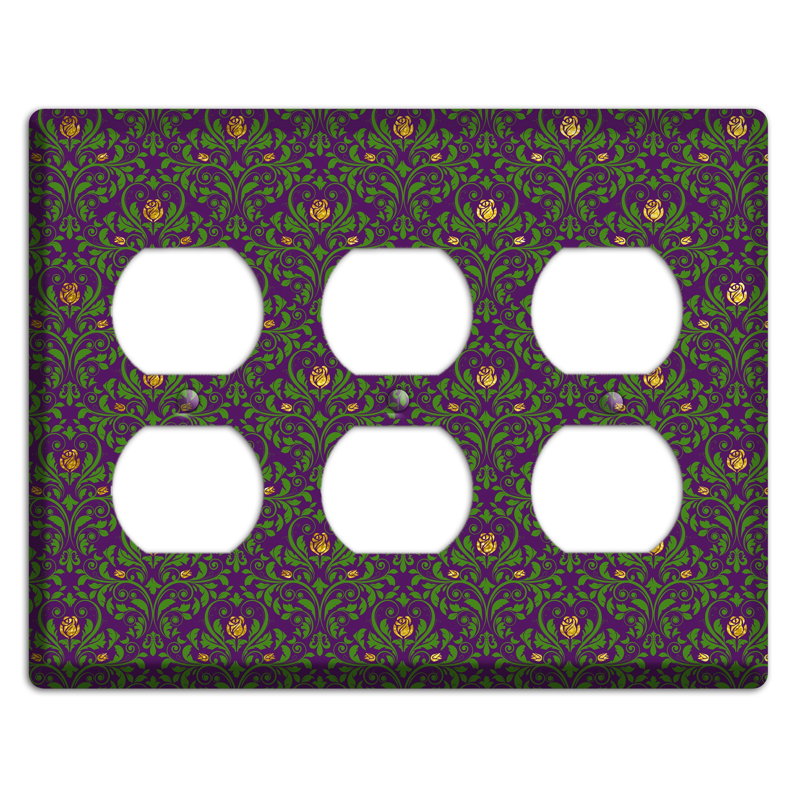 Jester’s Damask 3 Duplex Wallplate