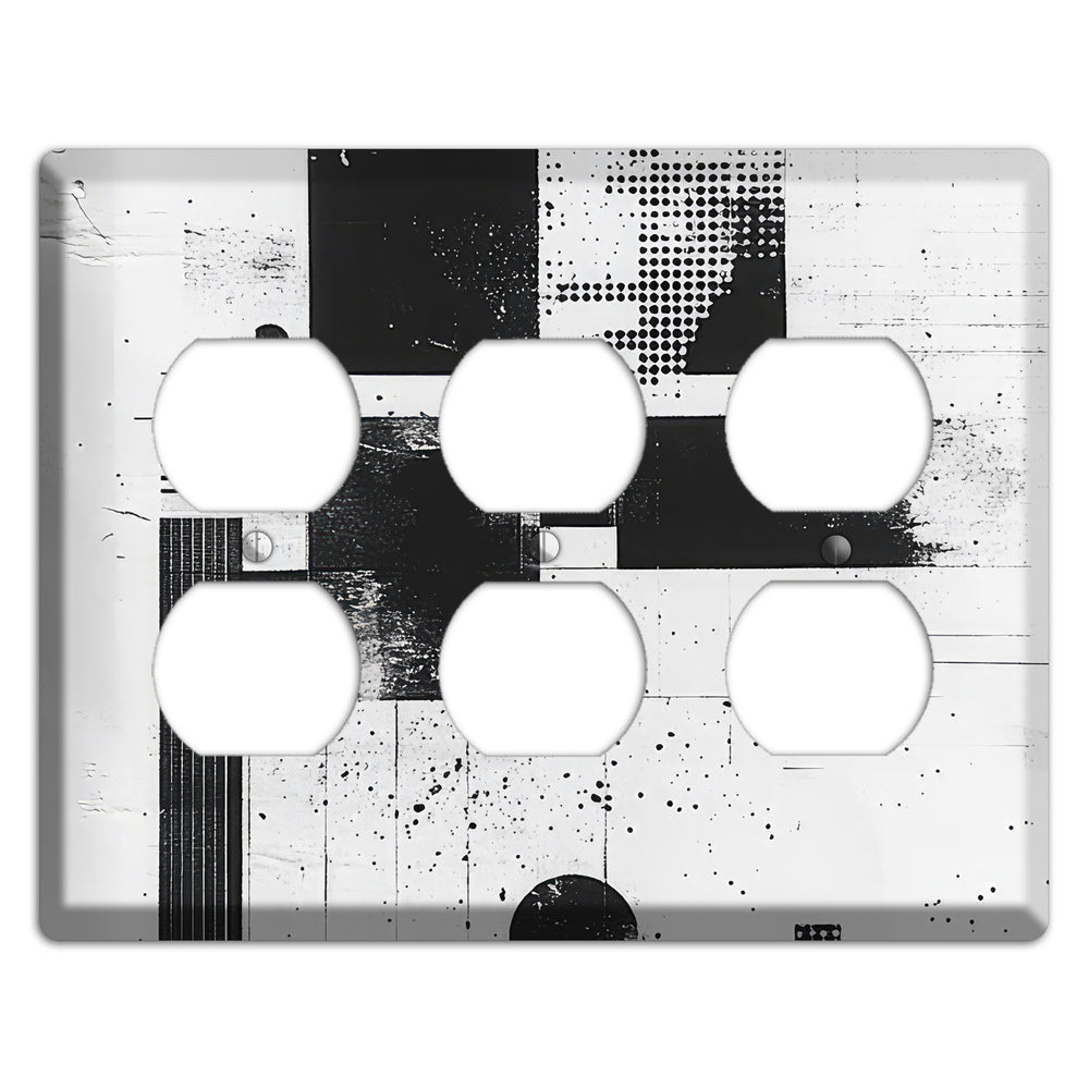 Signal & Static 3 Duplex Wallplate
