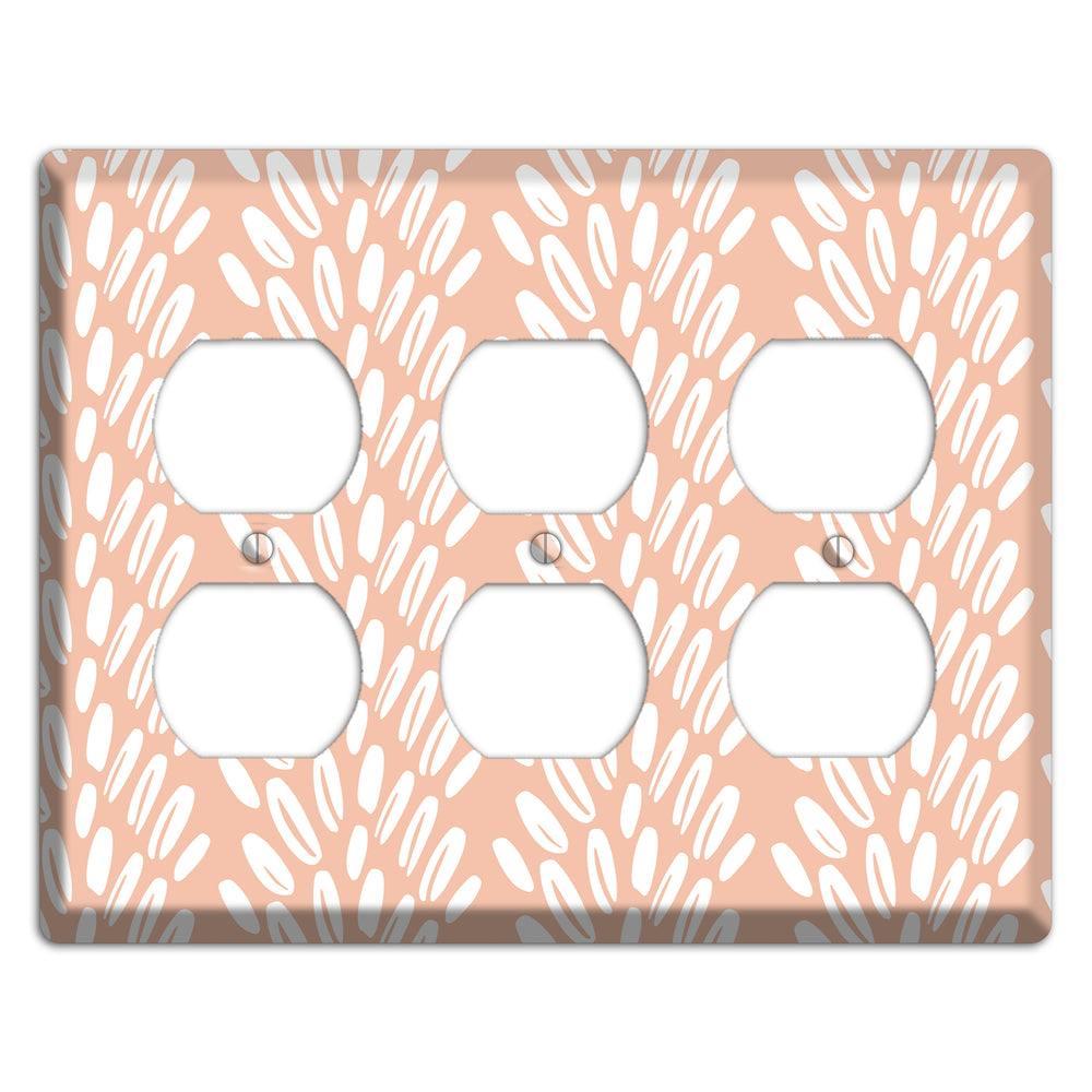 Harvest Plume Rise 3 Duplex Wallplate