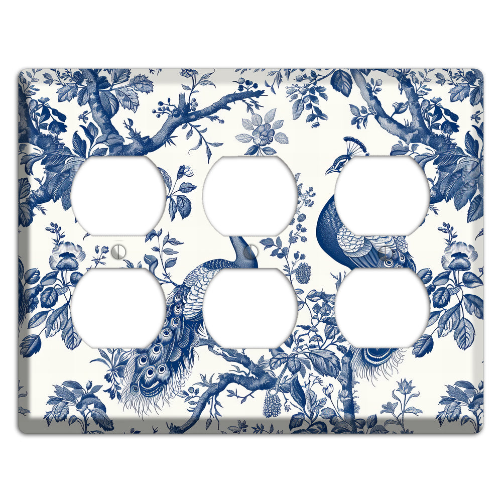 Peacock & Branch 3 Duplex Wallplate