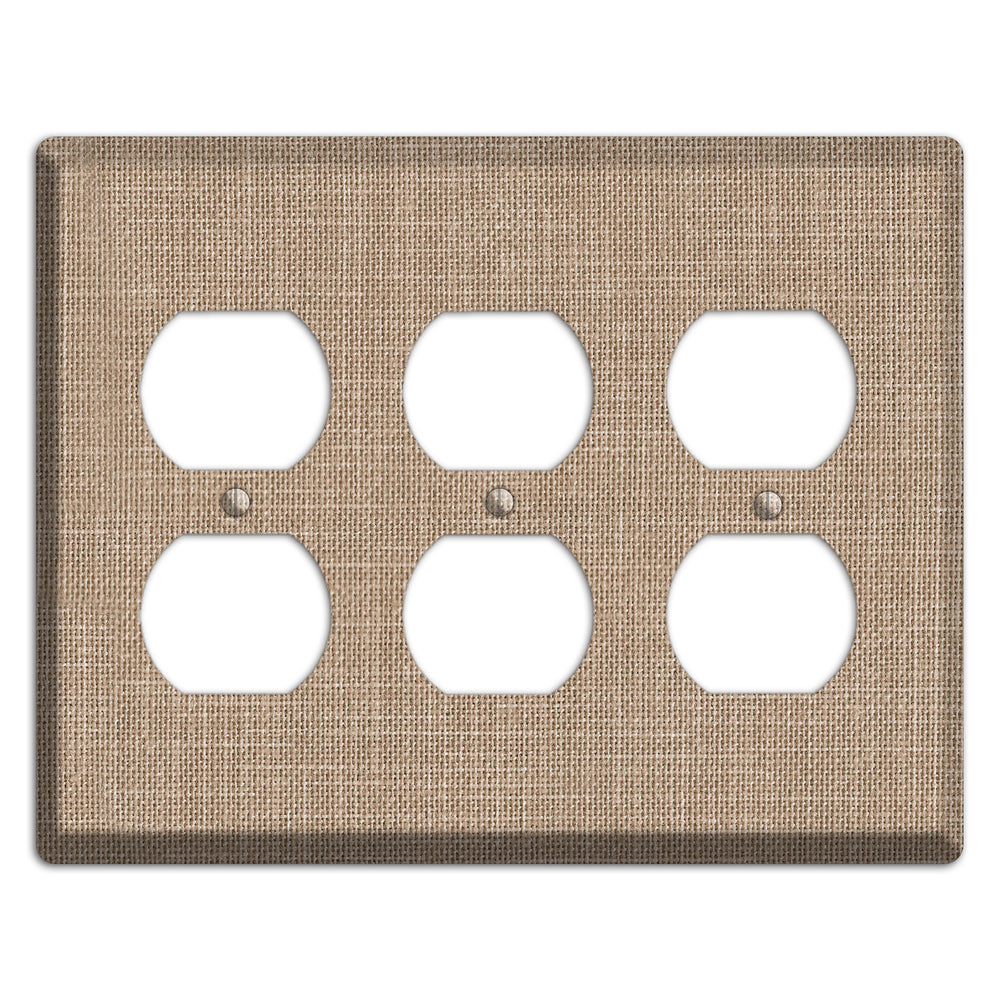 Linen Shore 3 Duplex Wallplate