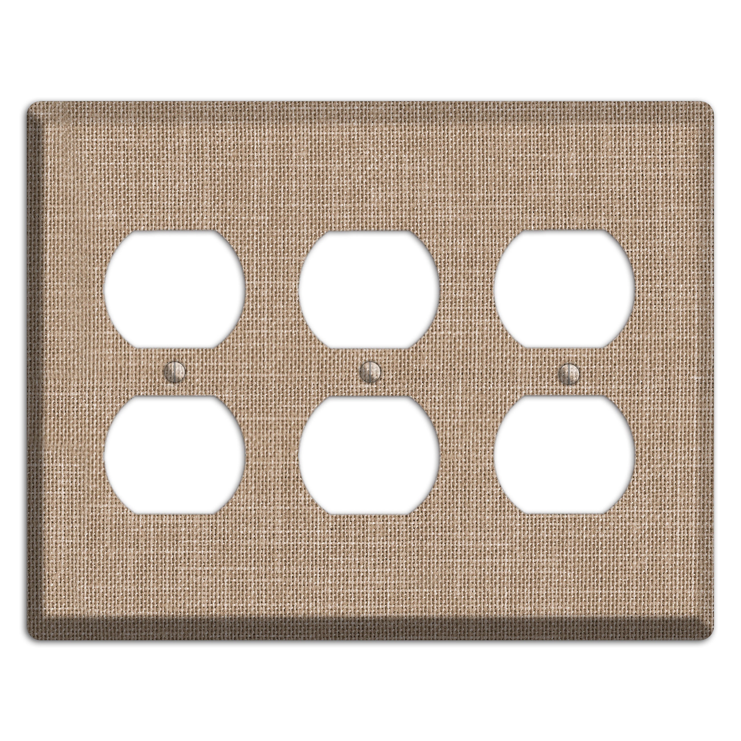 Linen Shore 3 Duplex Wallplate