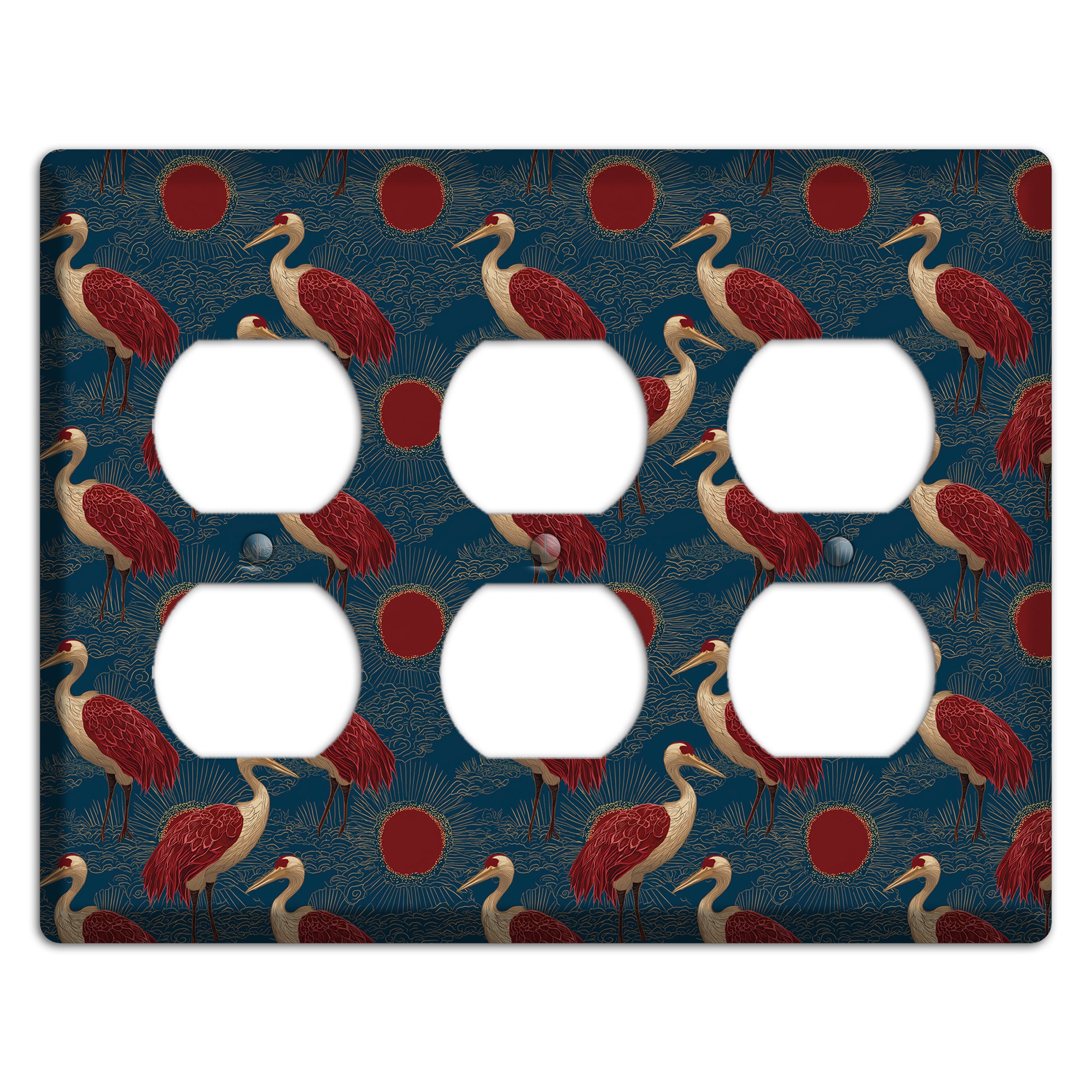 Indigo Sun Vigil 3 Duplex Wallplate