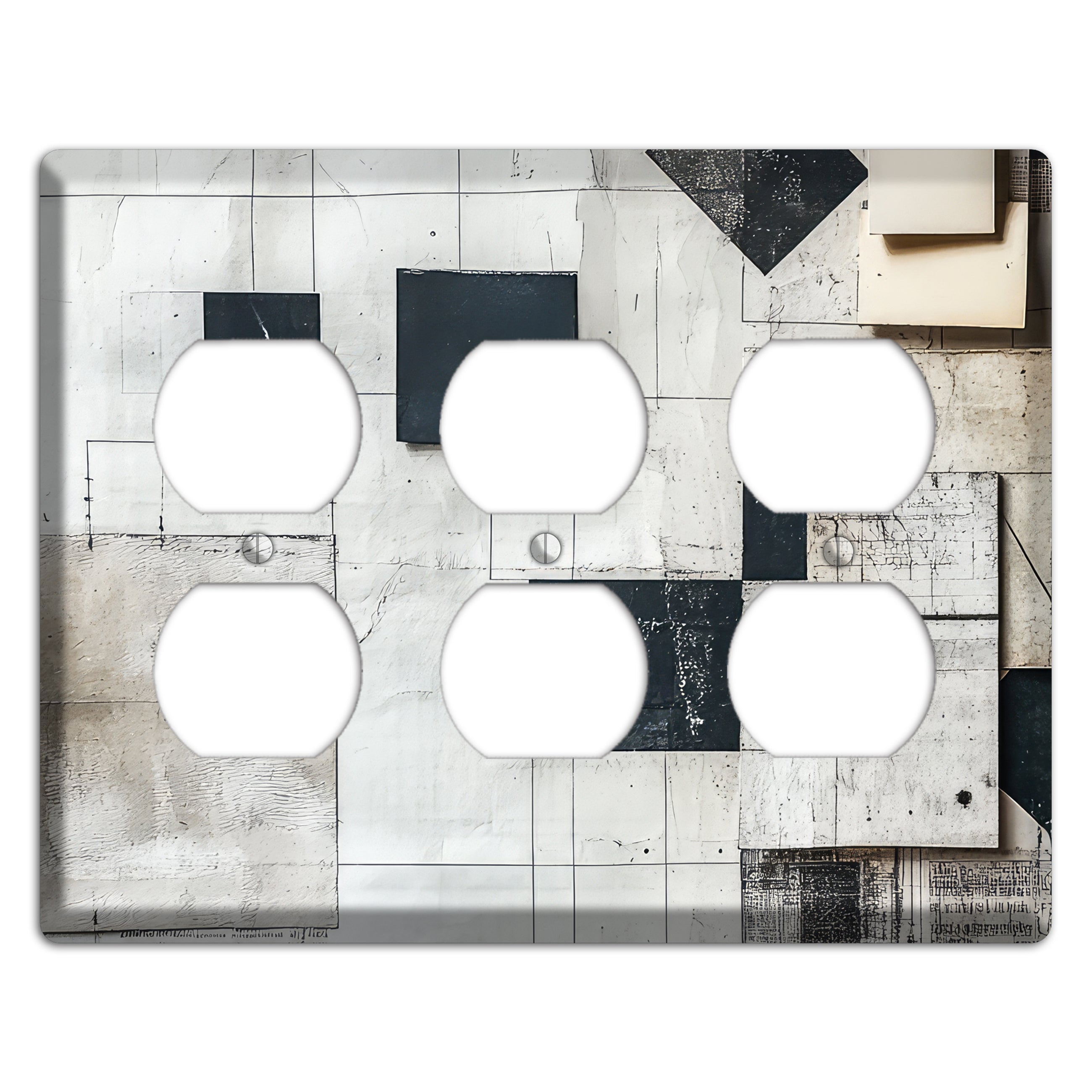 Ledger & Silence 3 Duplex Wallplate