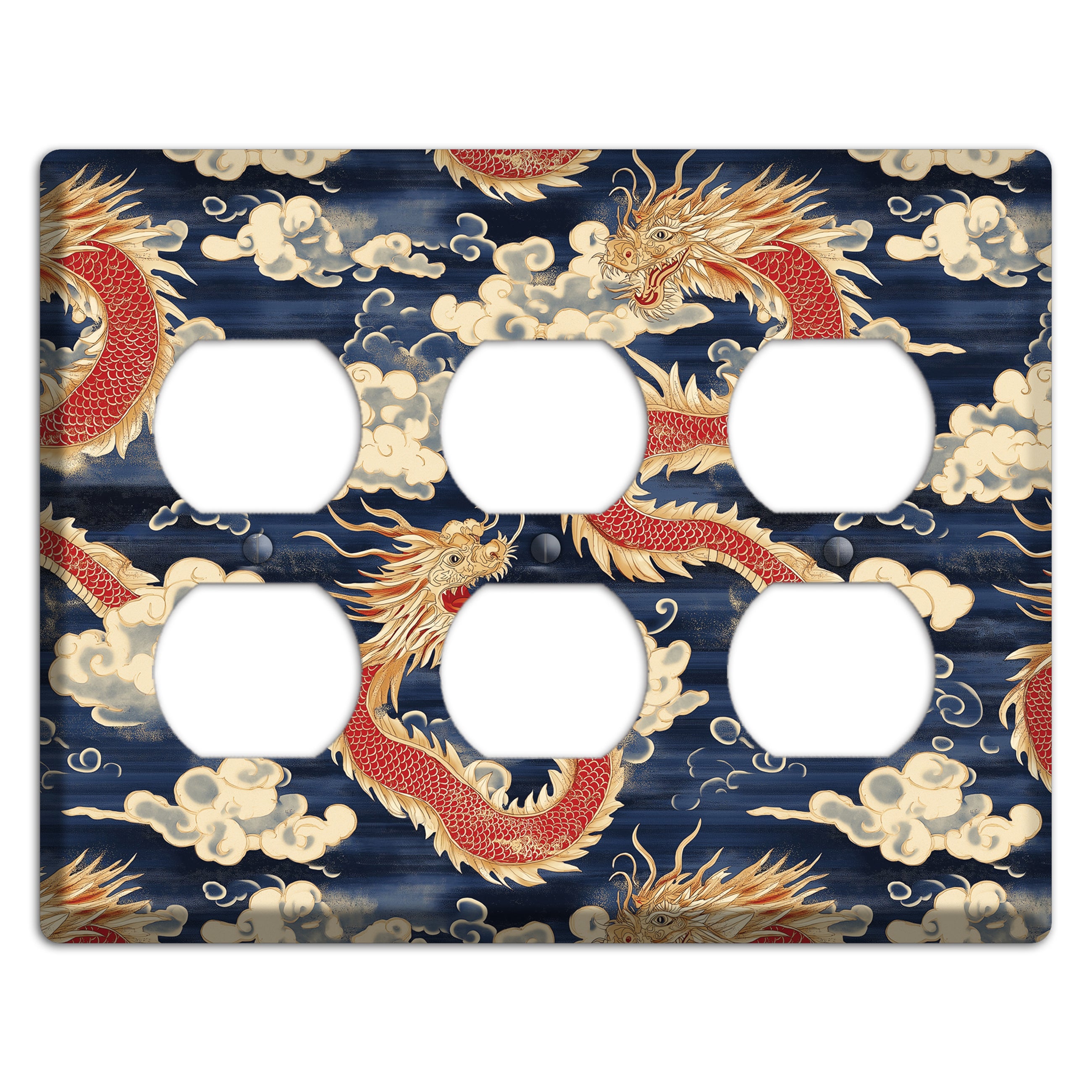 Sovereign Sky Dragons 3 Duplex Wallplate