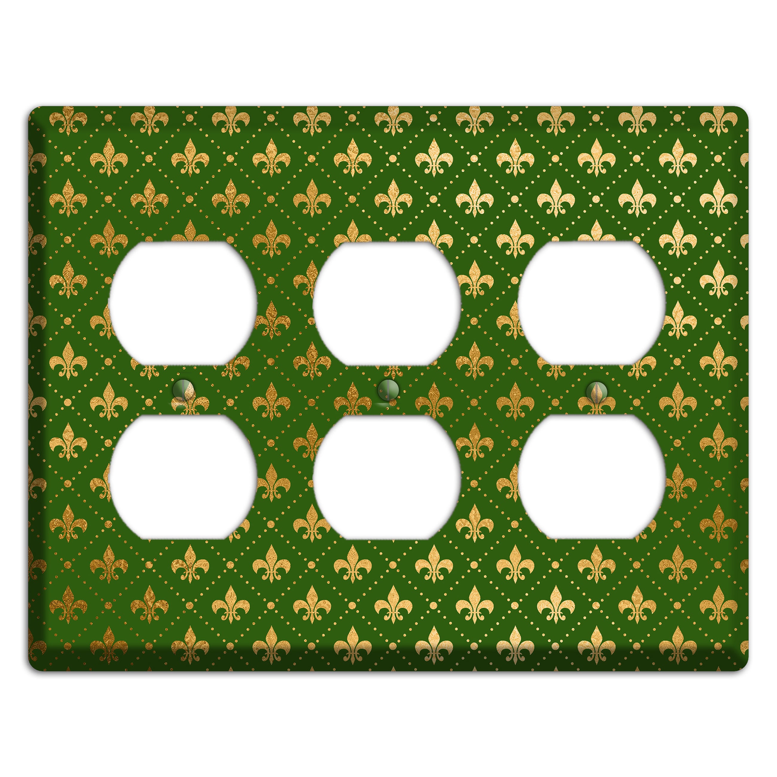 Gilded Grove 3 Duplex Wallplate
