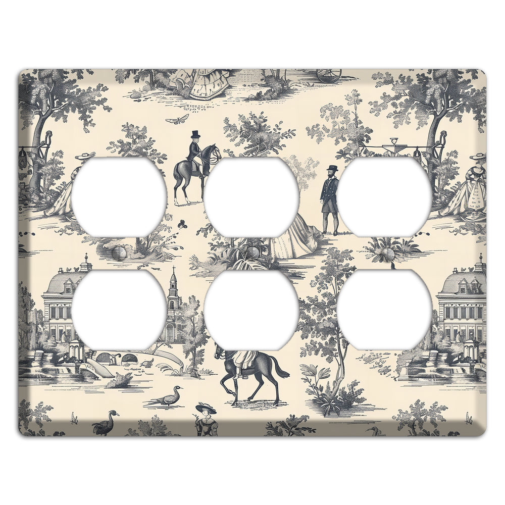 Country Estate Promenade 3 Duplex Wallplate