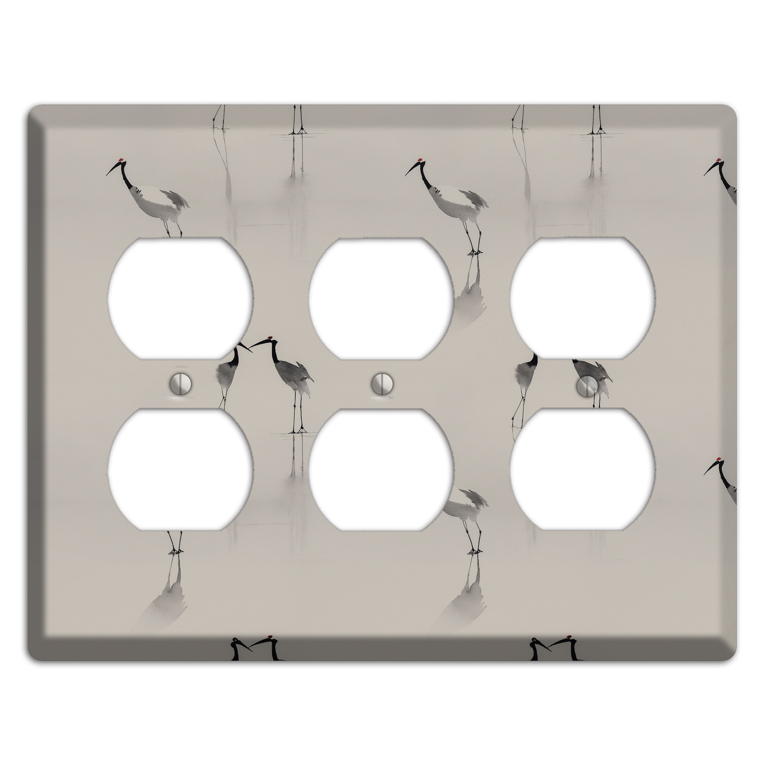 Mist & Mirror Vigil 3 Duplex Wallplate
