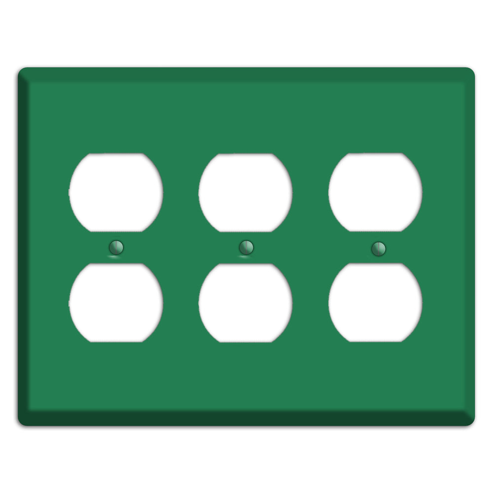 Baxter Simply Green 3 Duplex Wallplate