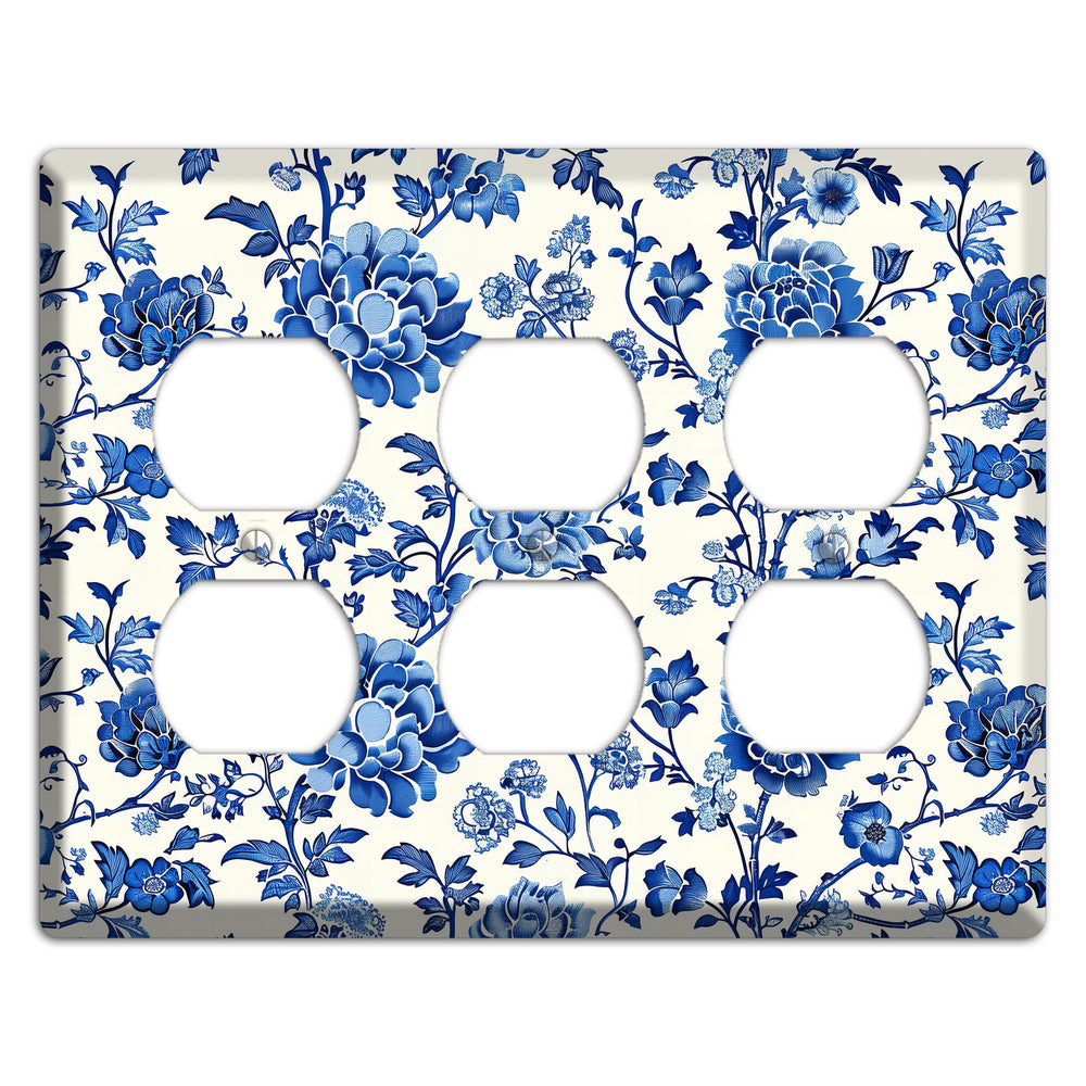 Porcelain Garden Reverie 3 Duplex Wallplate