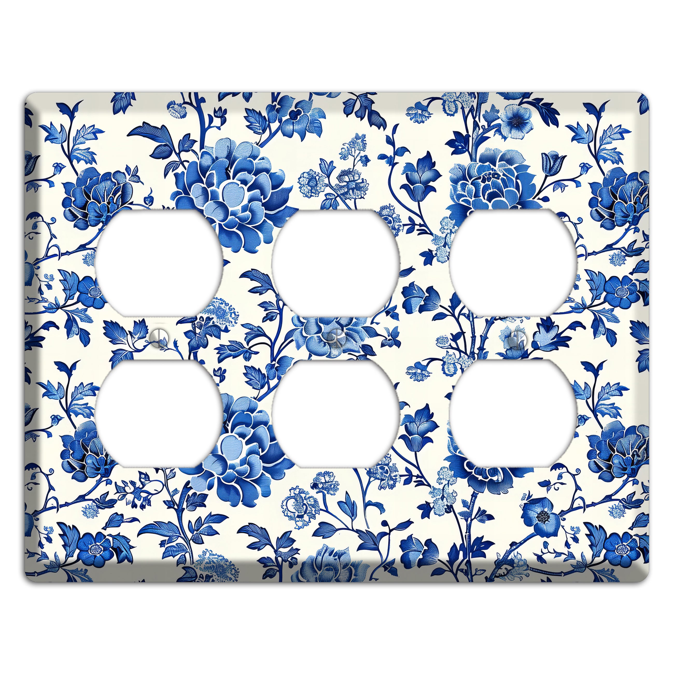 Porcelain Garden Reverie 3 Duplex Wallplate