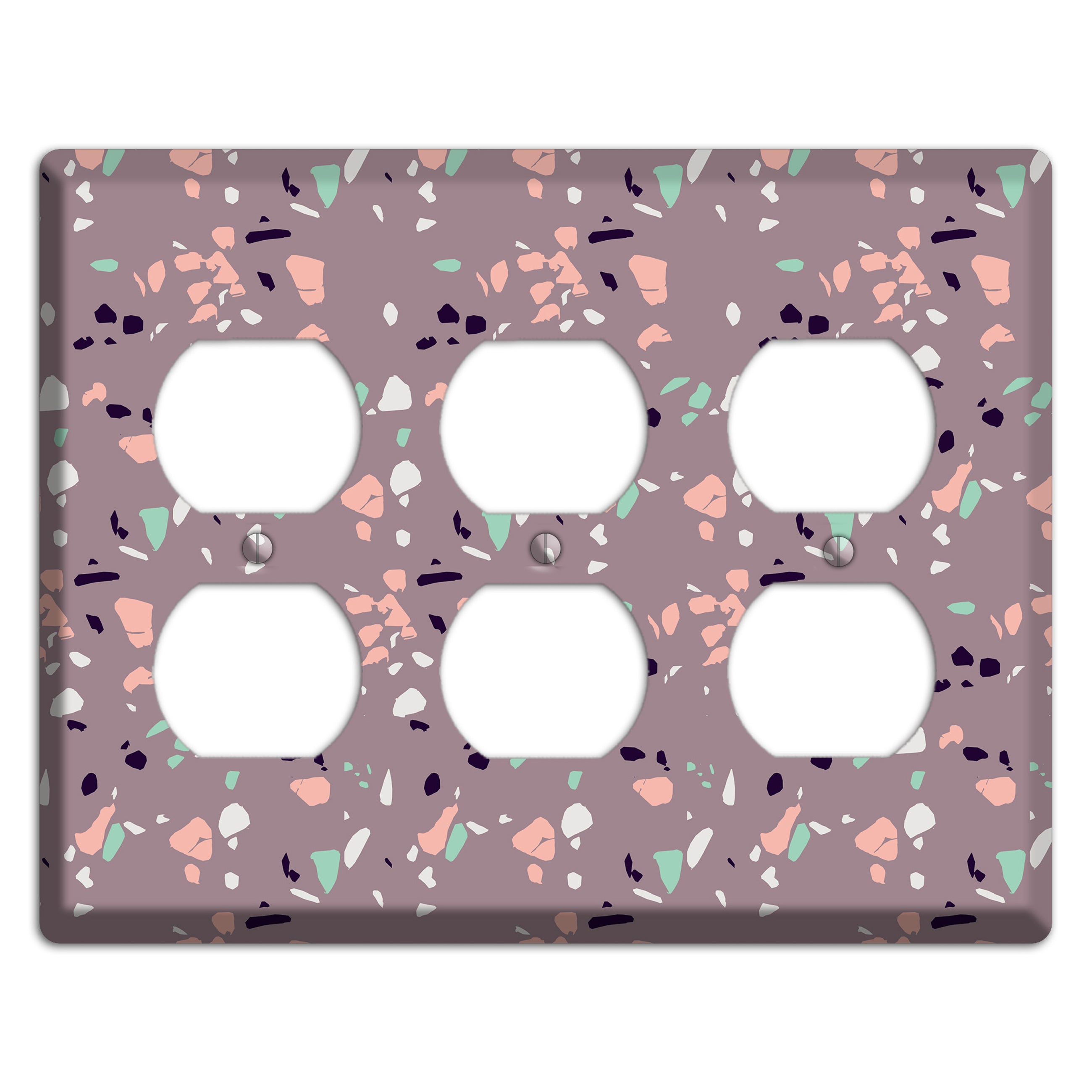 Orchid Dust 3 Duplex Wallplate