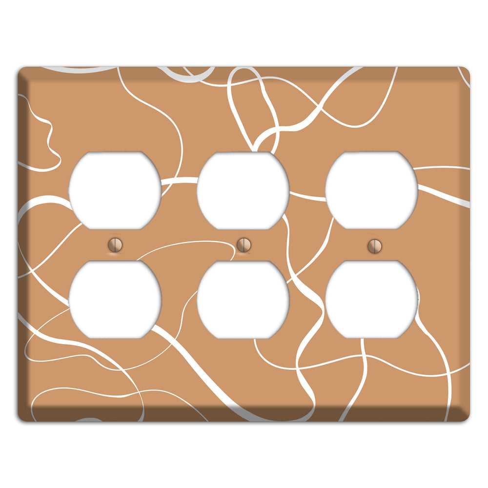 Wandering Thread 3 Duplex Wallplate