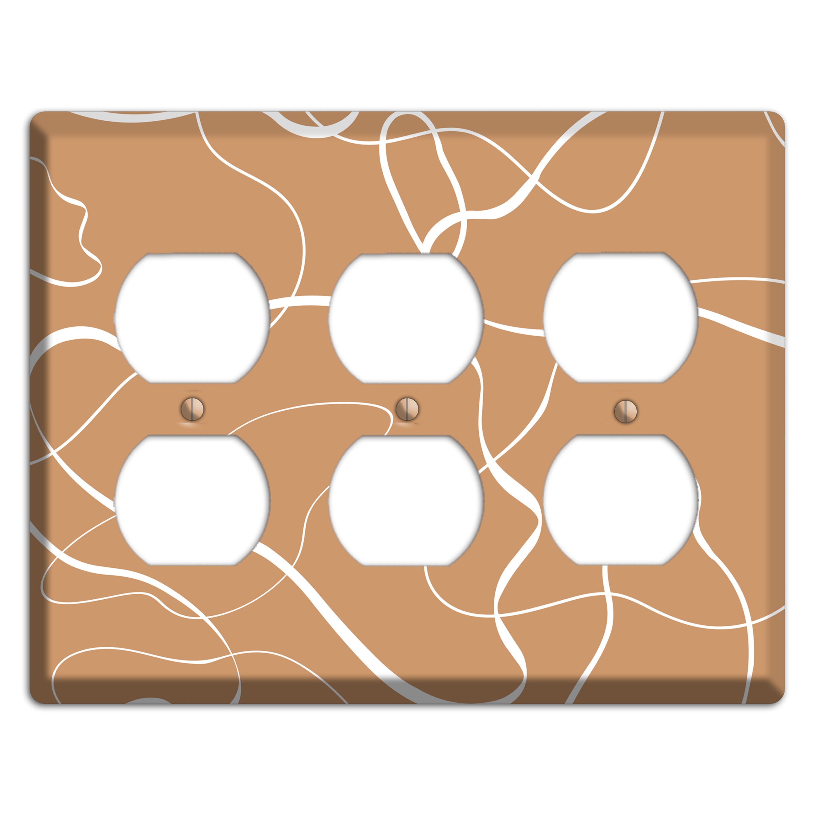 Wandering Thread 3 Duplex Wallplate