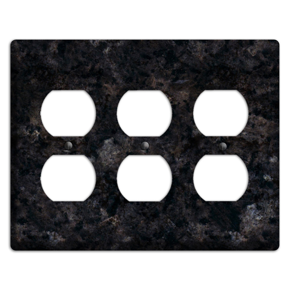Ubatuba Granite 3 Duplex Wallplate