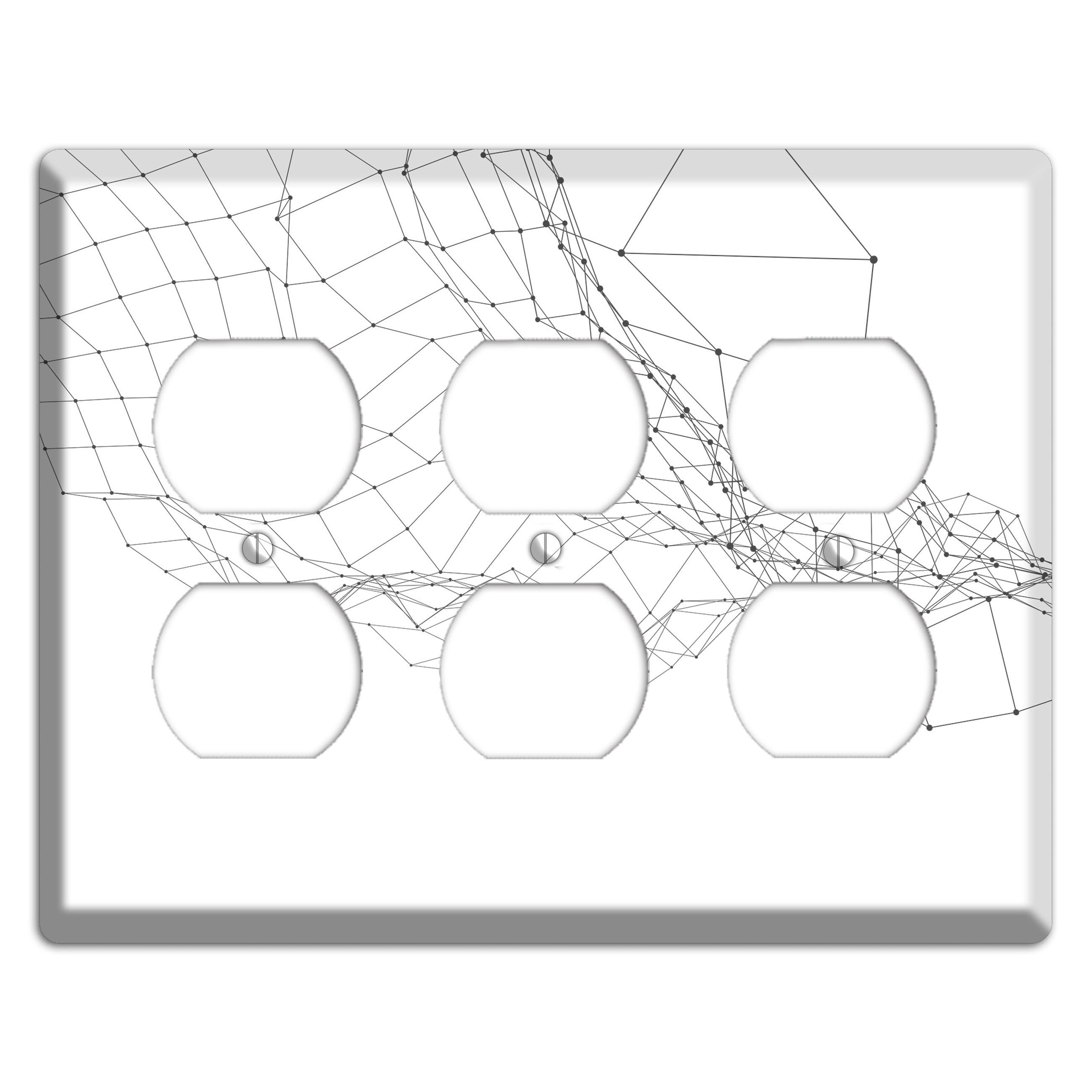 Collapse Into Signal 3 Duplex Wallplate