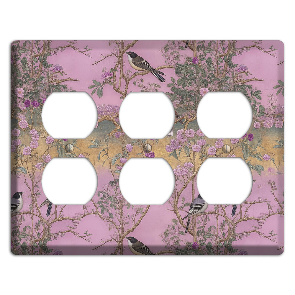 Songbird Twilight Garden 3 Duplex Wallplate