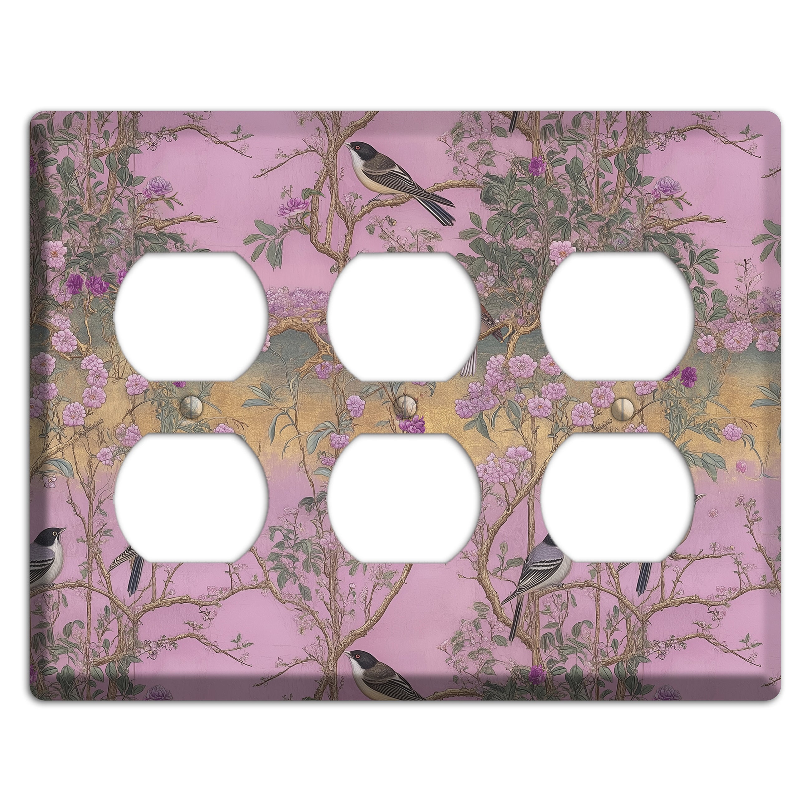 Songbird Twilight Garden 3 Duplex Wallplate