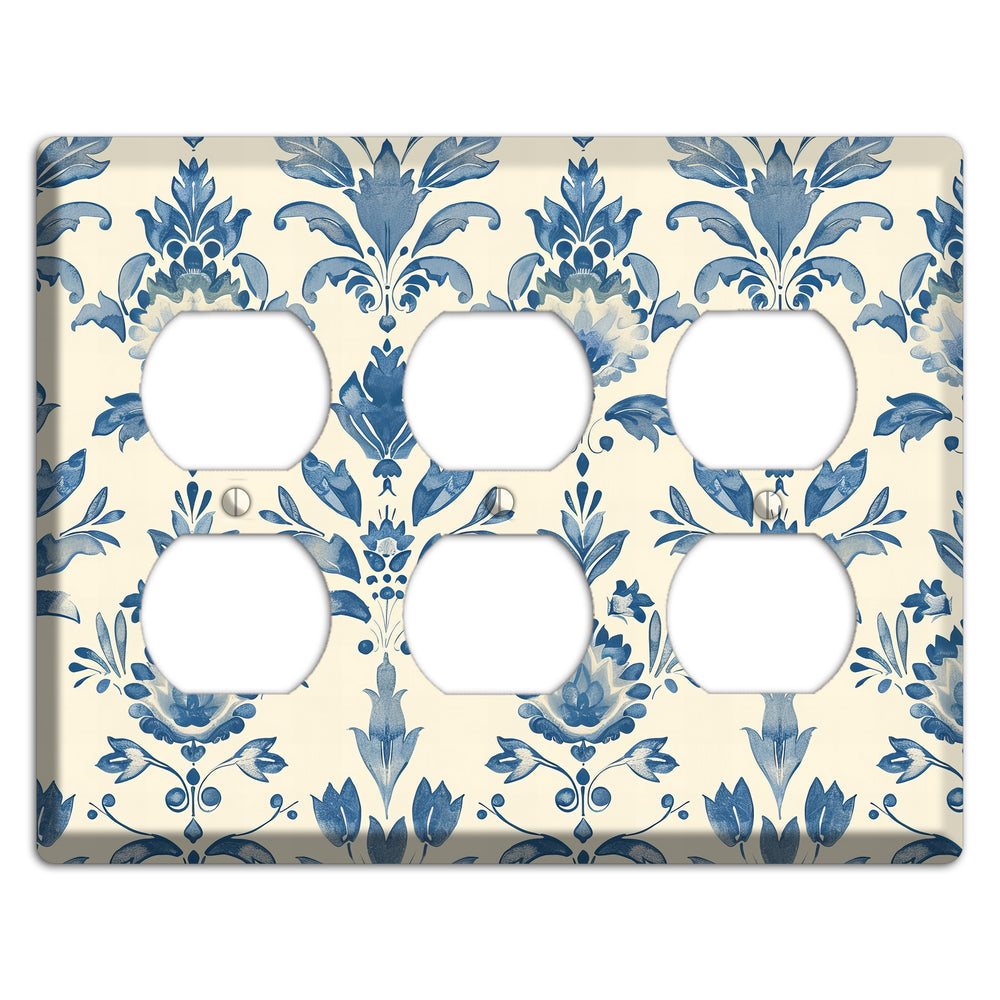 Bloom & Indigo 3 Duplex Wallplate