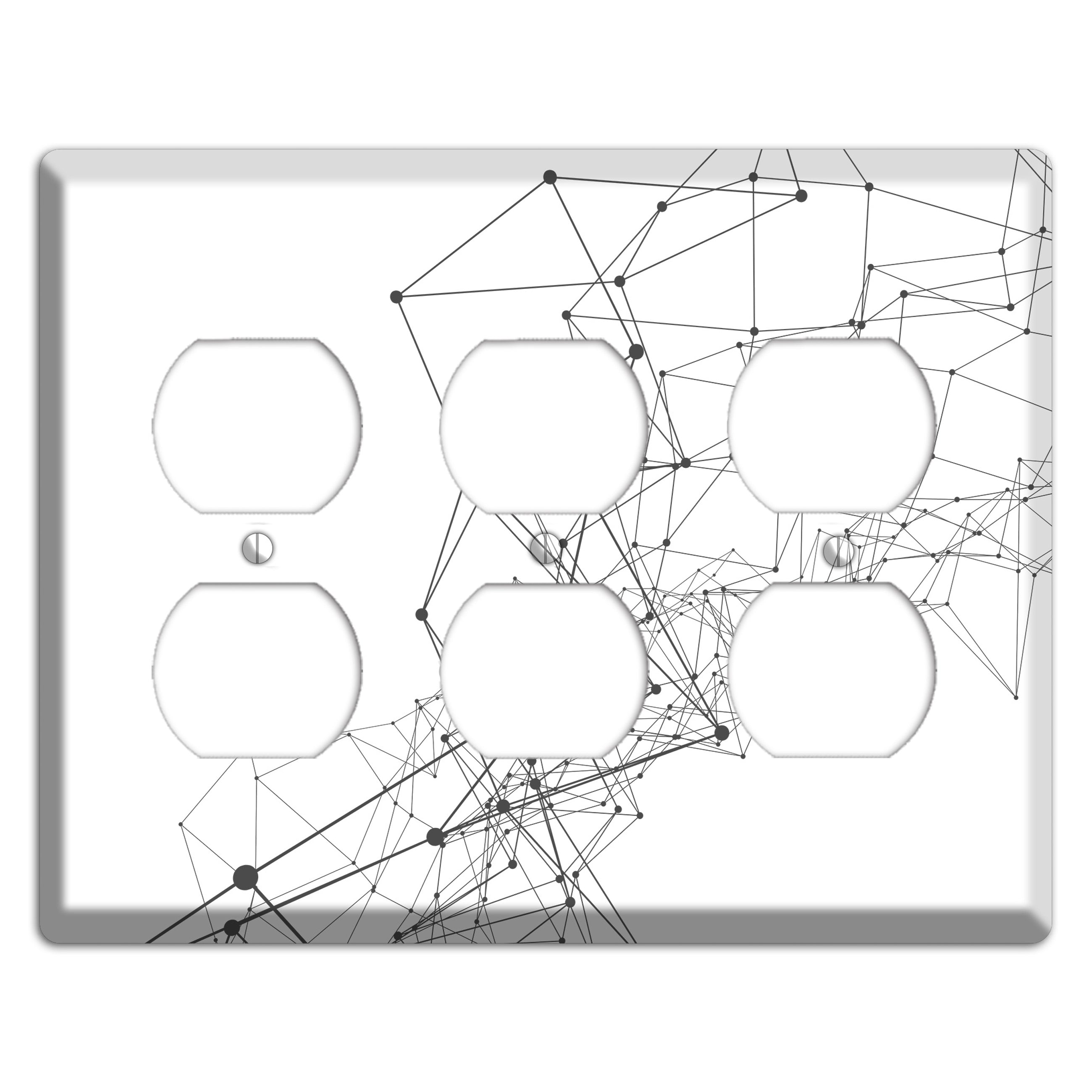 Threadwork Constellation 3 Duplex Wallplate