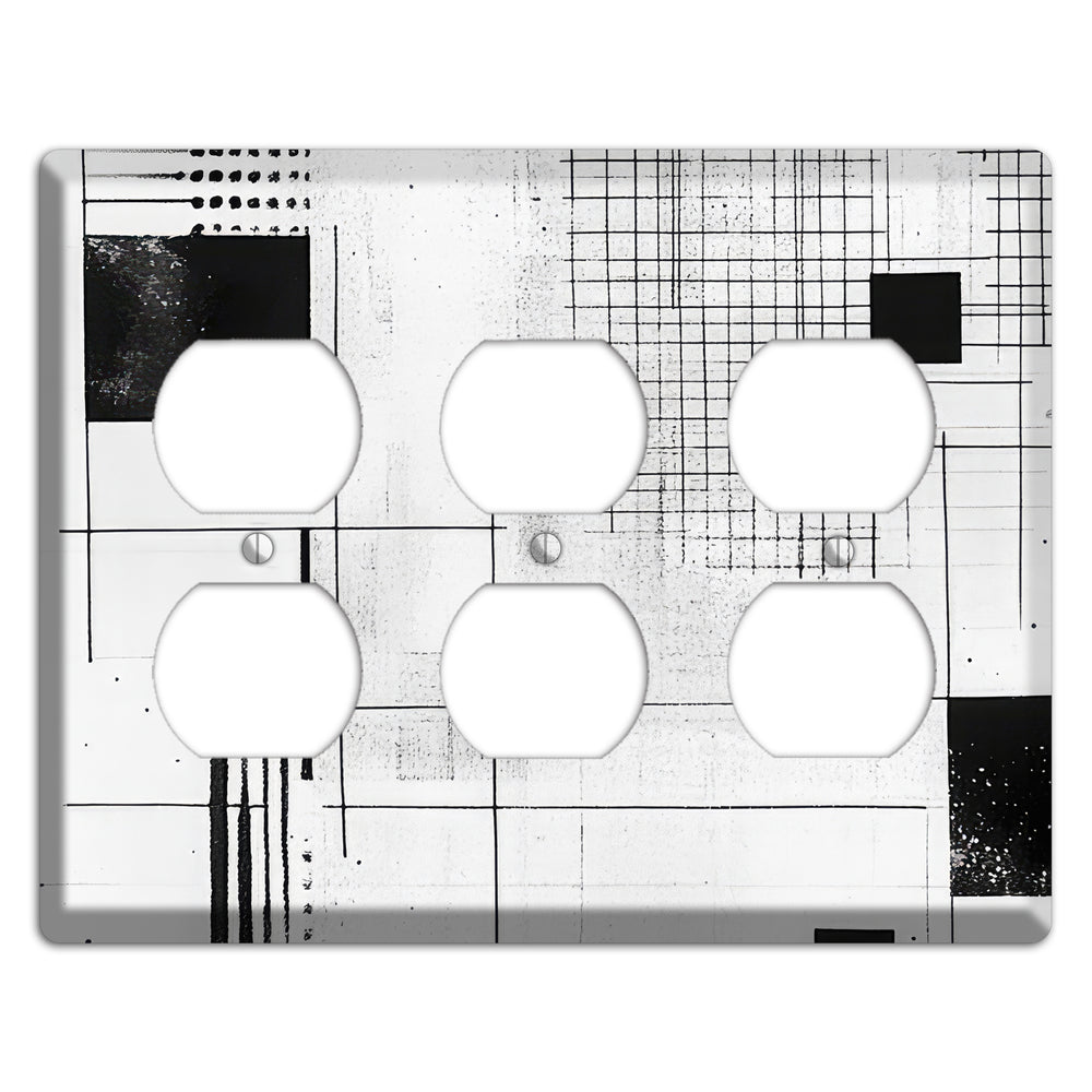 Drafting Table Ghost 3 Duplex Wallplate