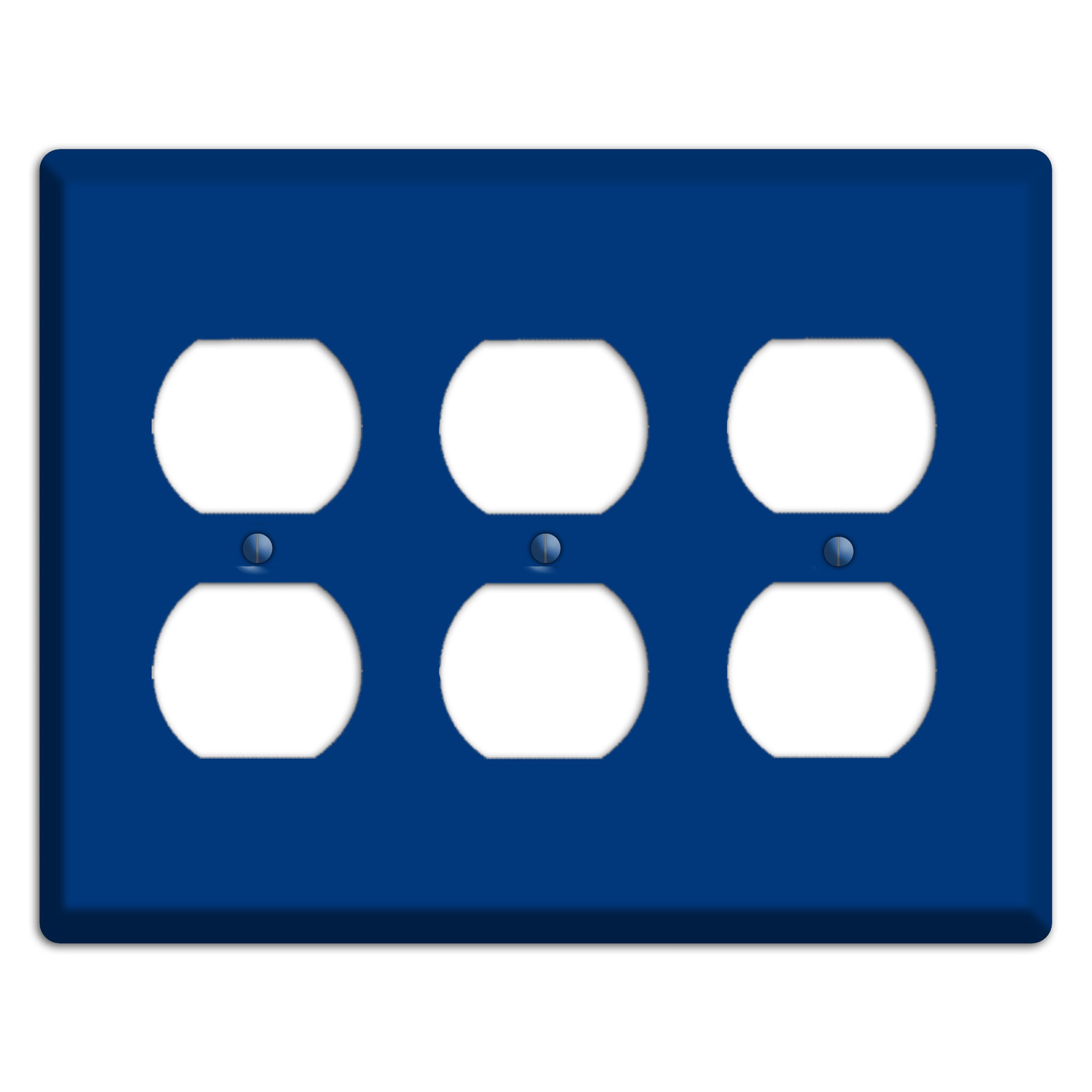 Baxter Simply Blue 3 Duplex Wallplate