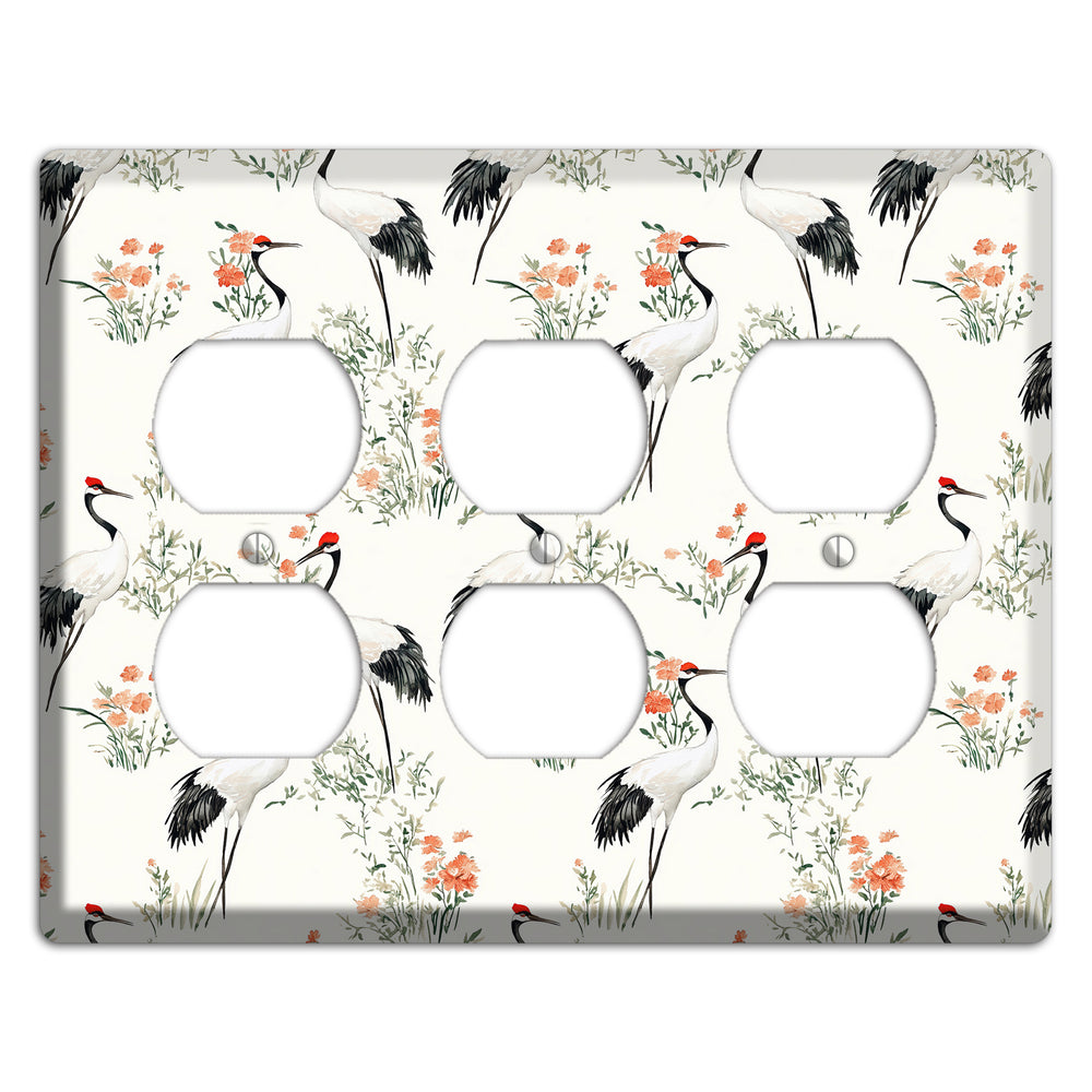 Coral Meadow Flight 3 Duplex Wallplate