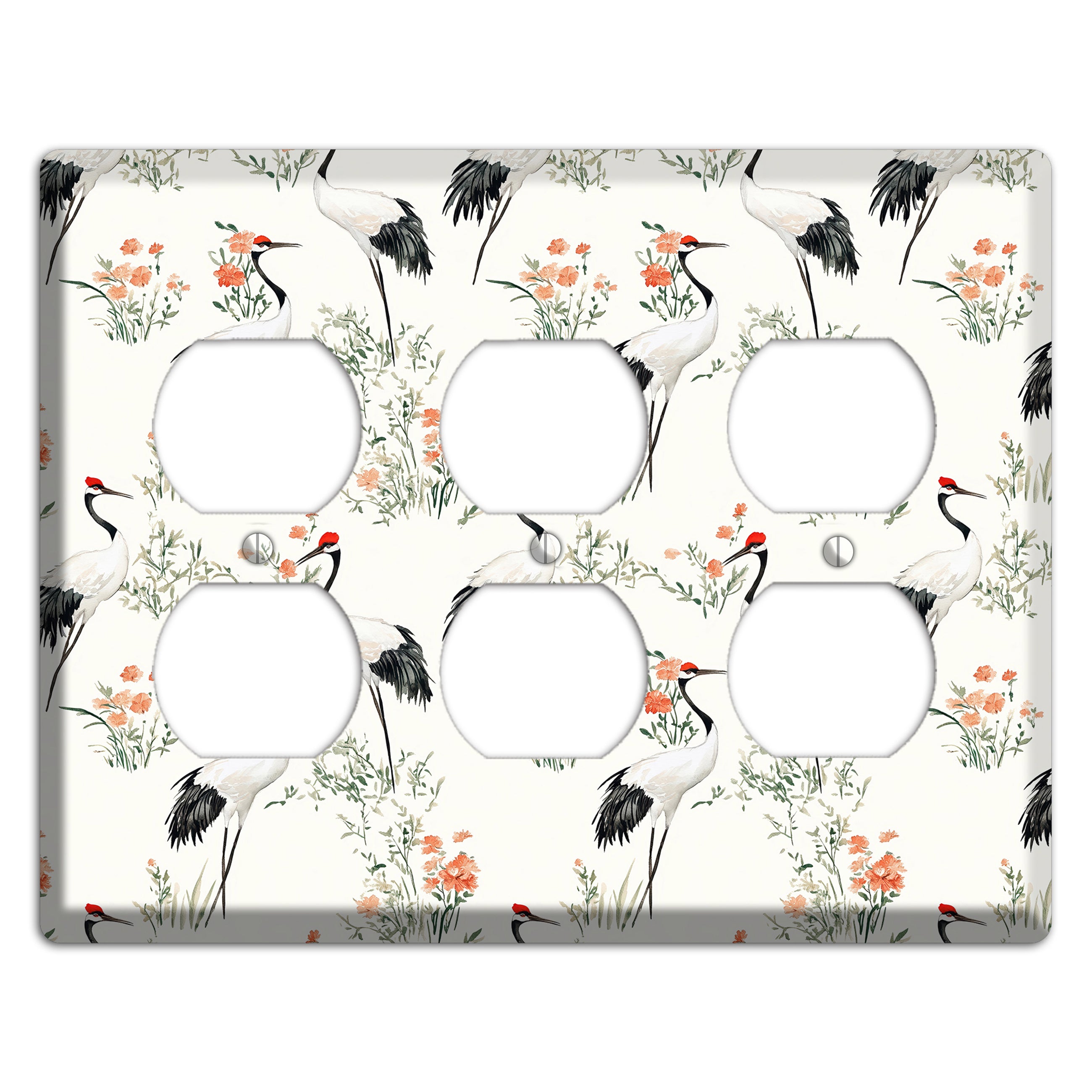 Coral Meadow Flight 3 Duplex Wallplate