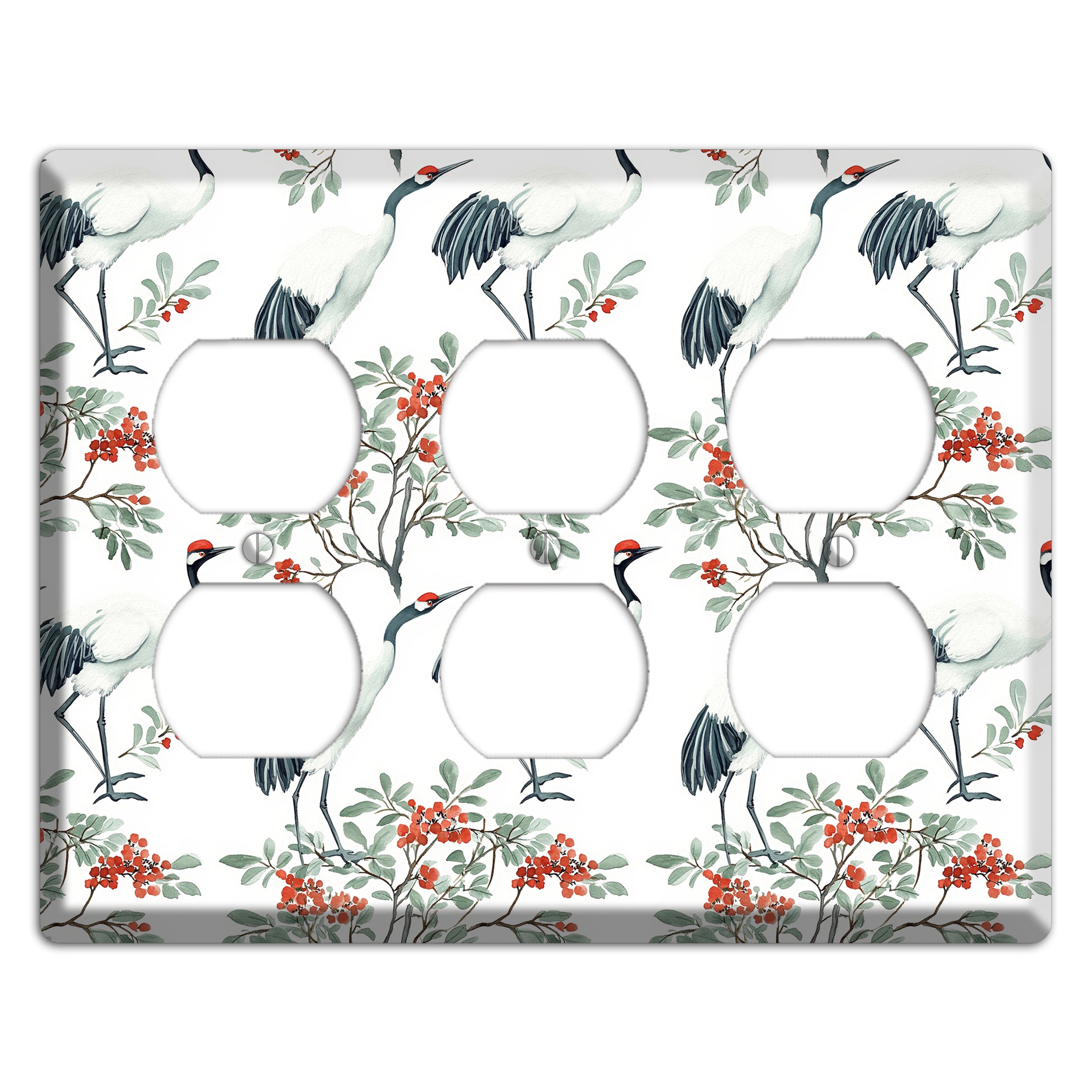 Scarlet Crown Reverie 3 Duplex Wallplate