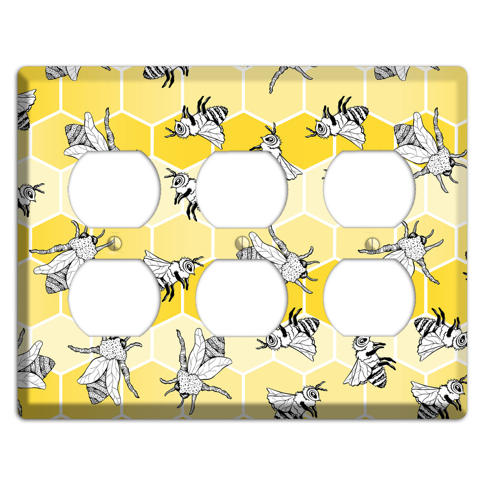 Hive Mind Scatter 3 Duplex Wallplate