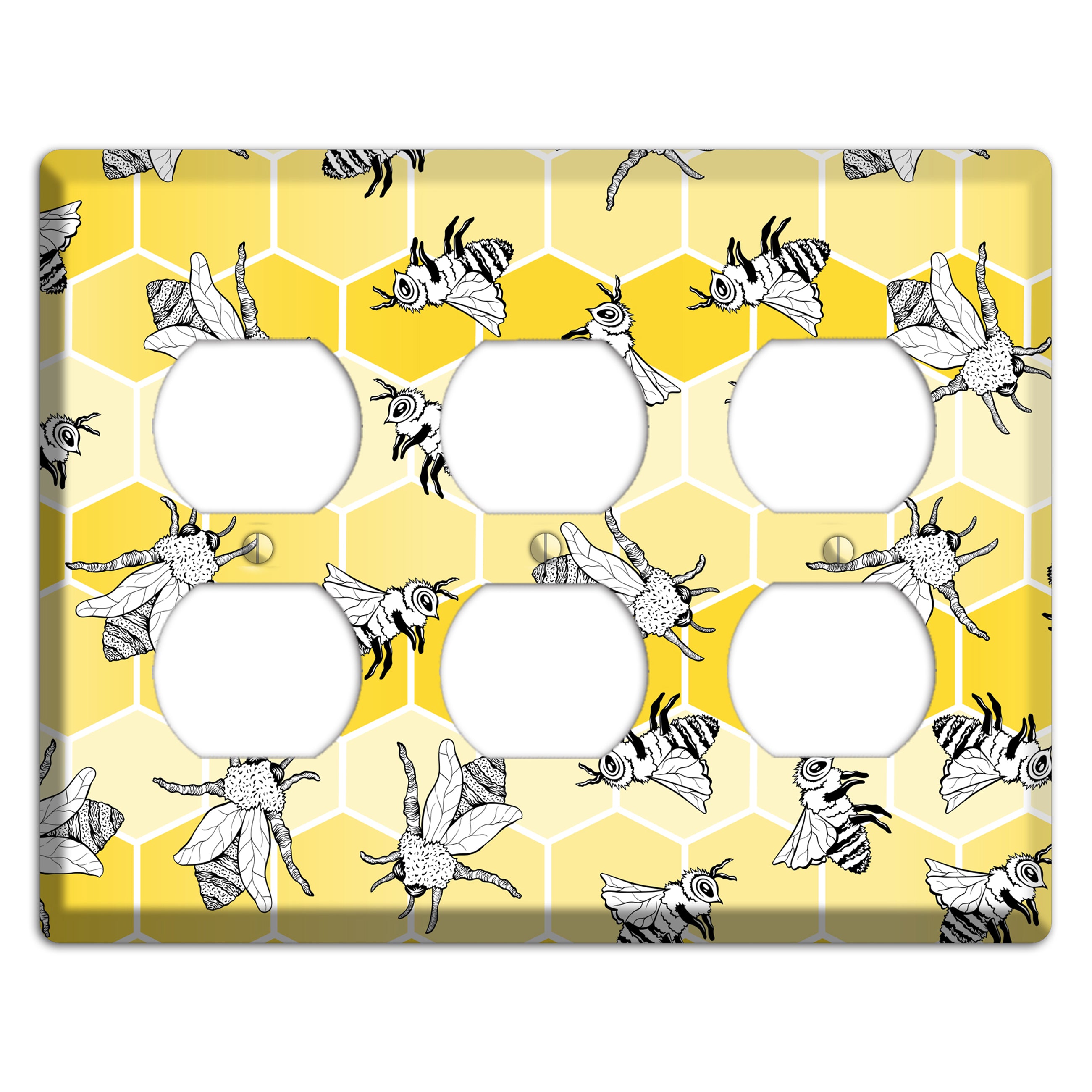 Hive Mind Scatter 3 Duplex Wallplate