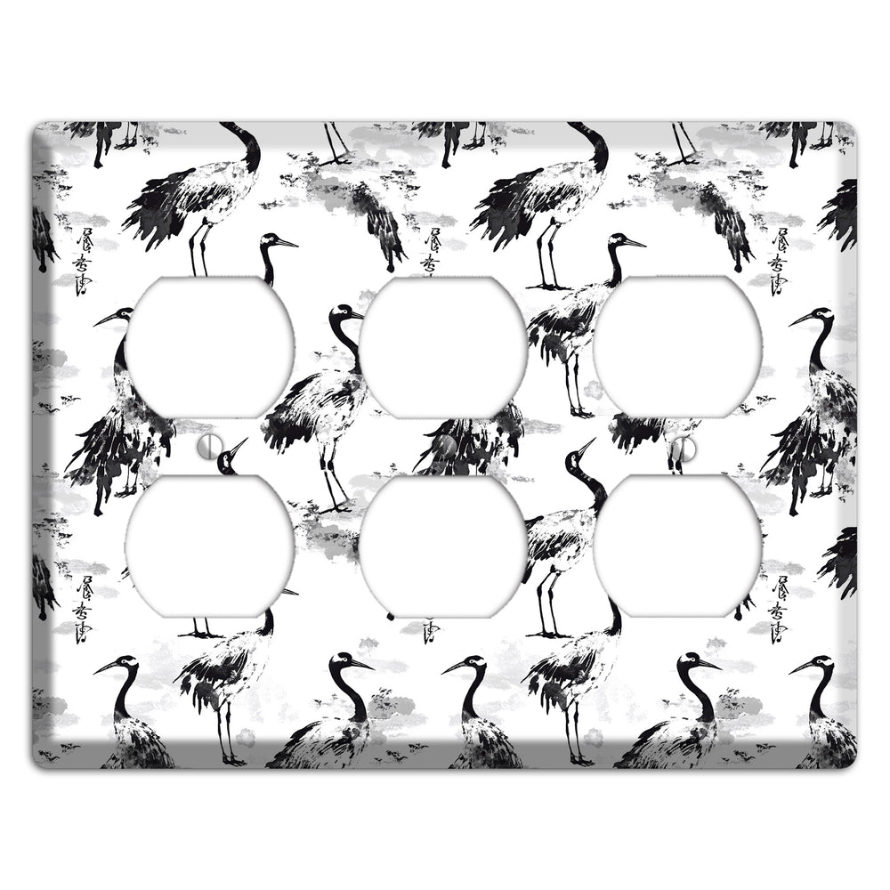 Sumi Ink Vigil 3 Duplex Wallplate