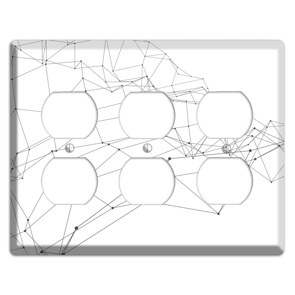 Woven Signal Web 3 Duplex Wallplate