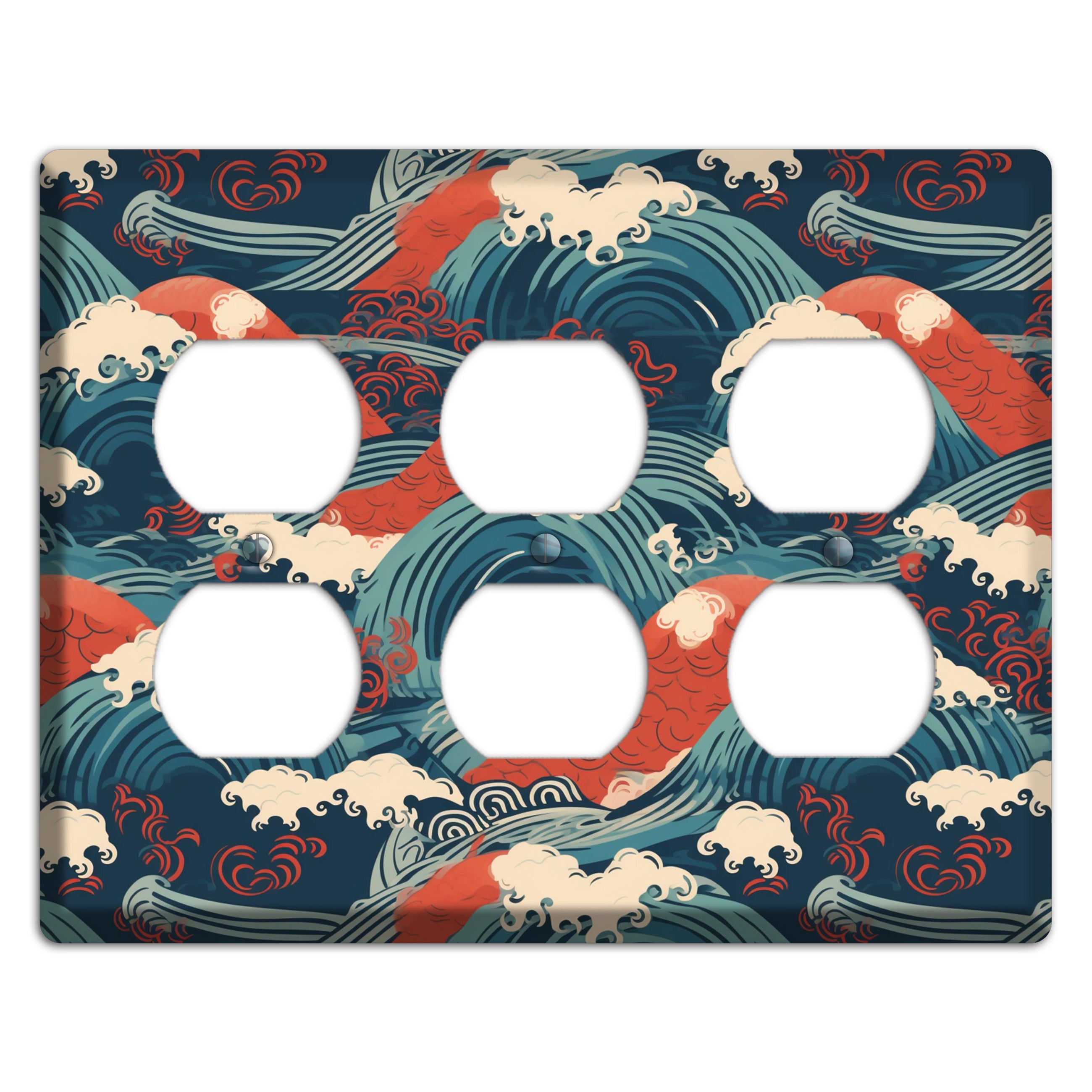 Koi & Tempest 3 Duplex Wallplate