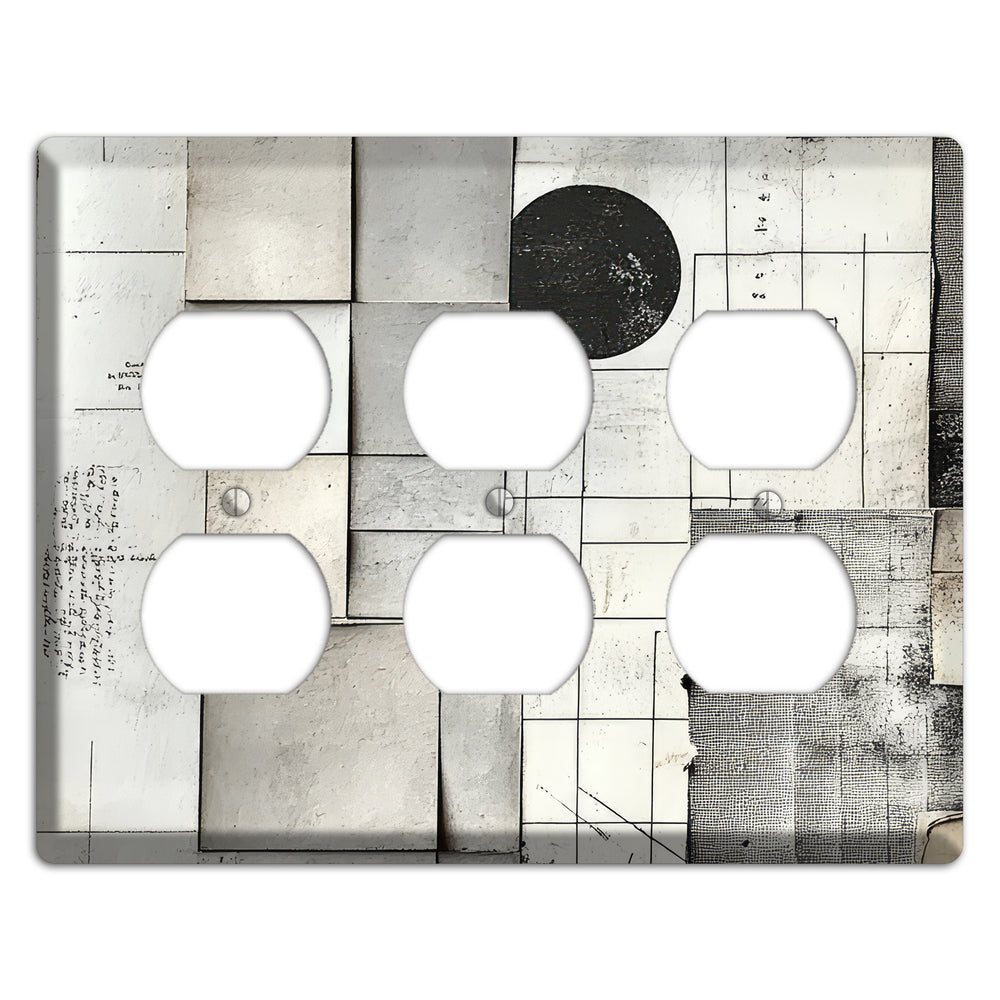 Cartographer's Quiet Ruin 3 Duplex Wallplate