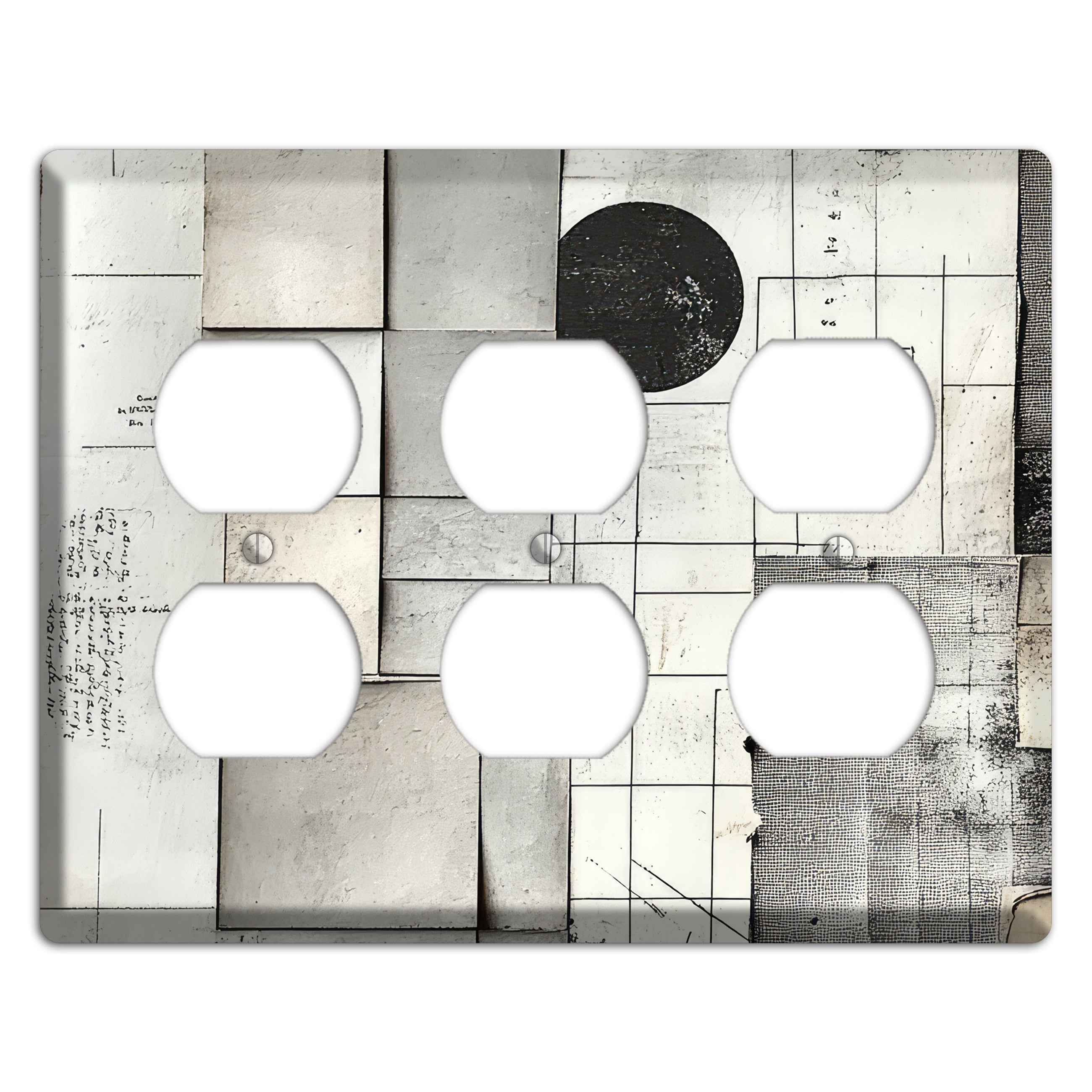 Cartographer's Quiet Ruin 3 Duplex Wallplate