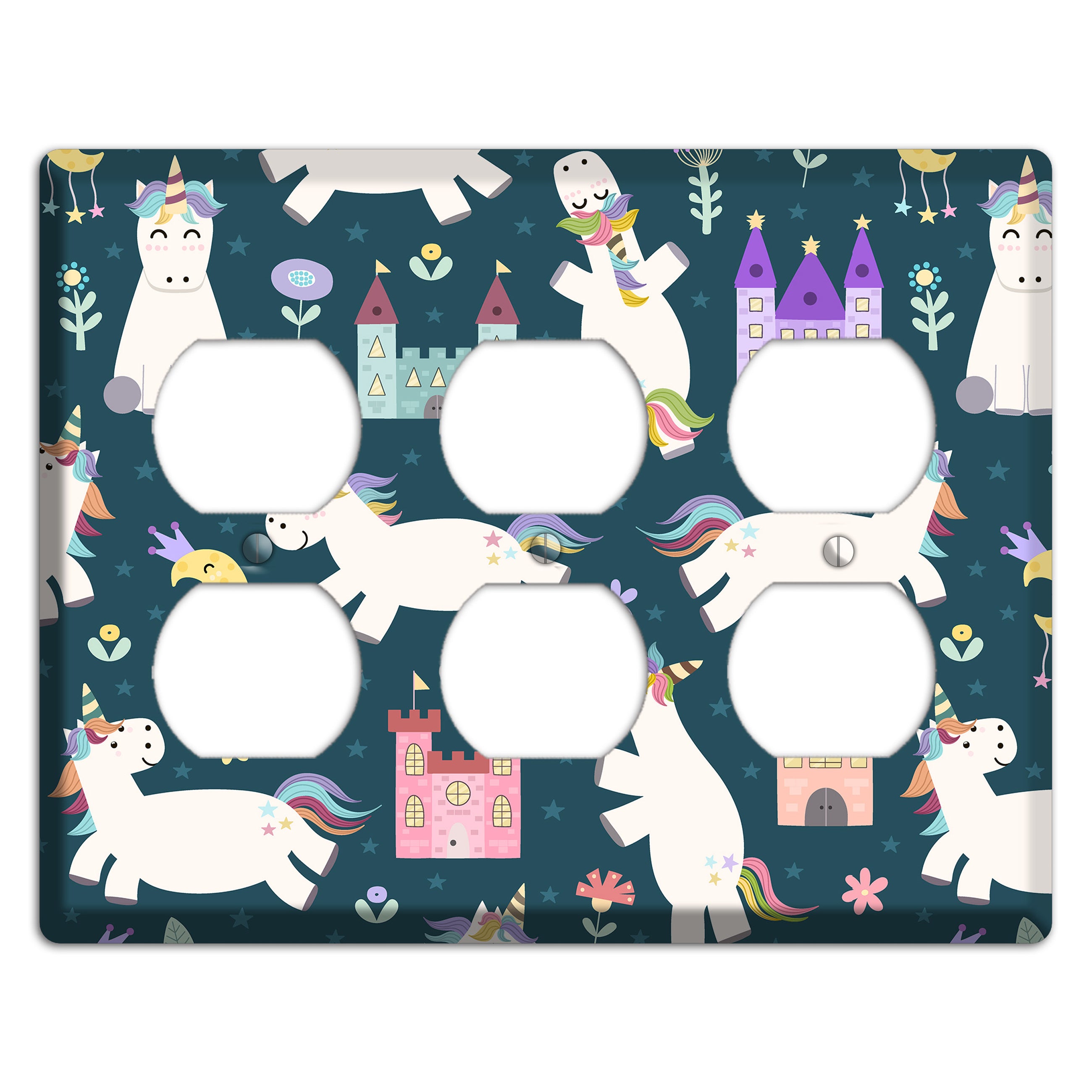Unicorn Kingdom 3 Duplex Wallplate