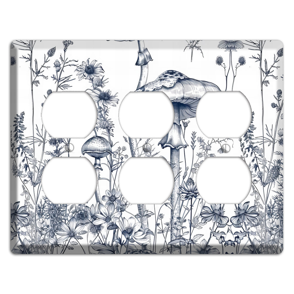 Forager's Meadow Spell 3 Duplex Wallplate