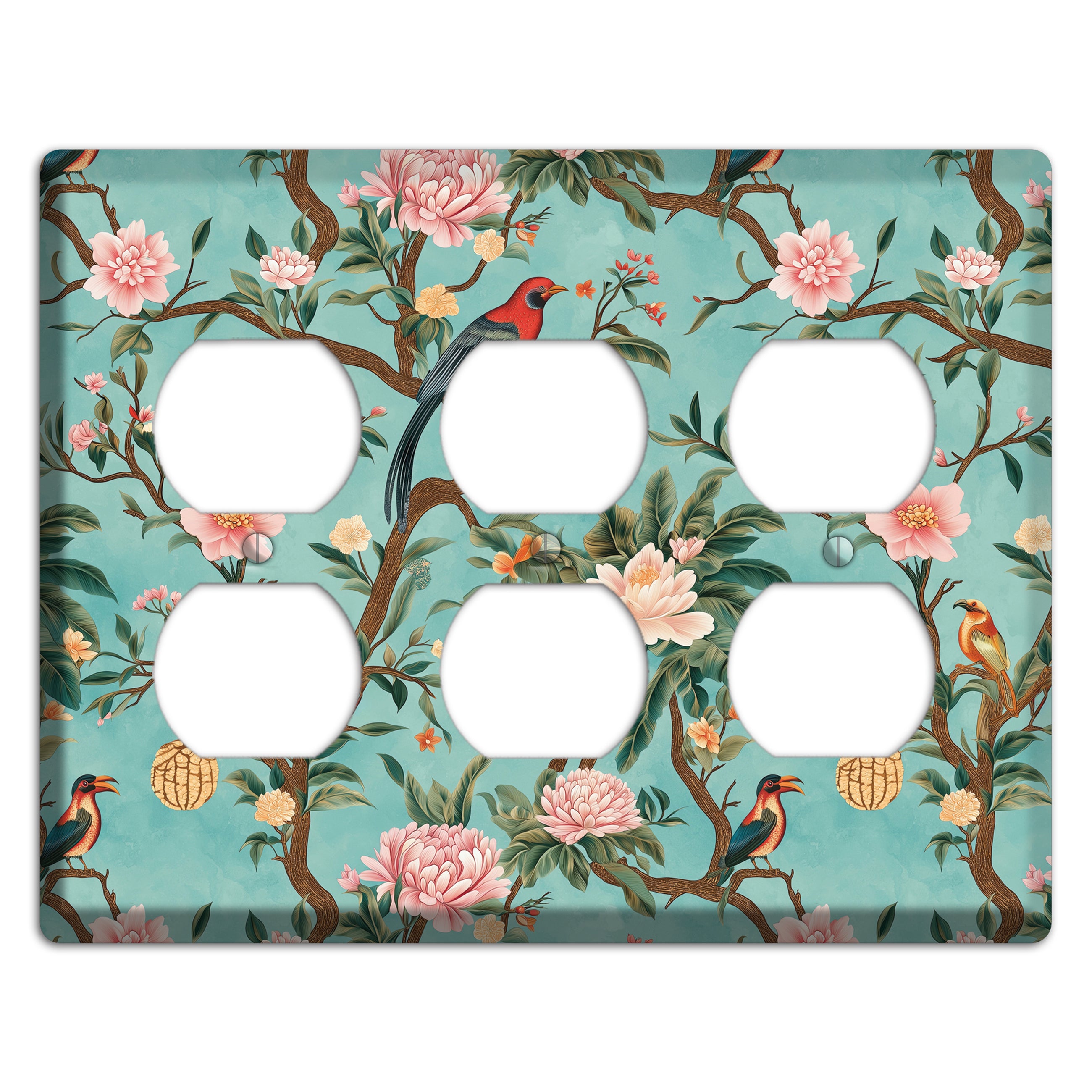 Jade Garden Reverie 3 Duplex Wallplate