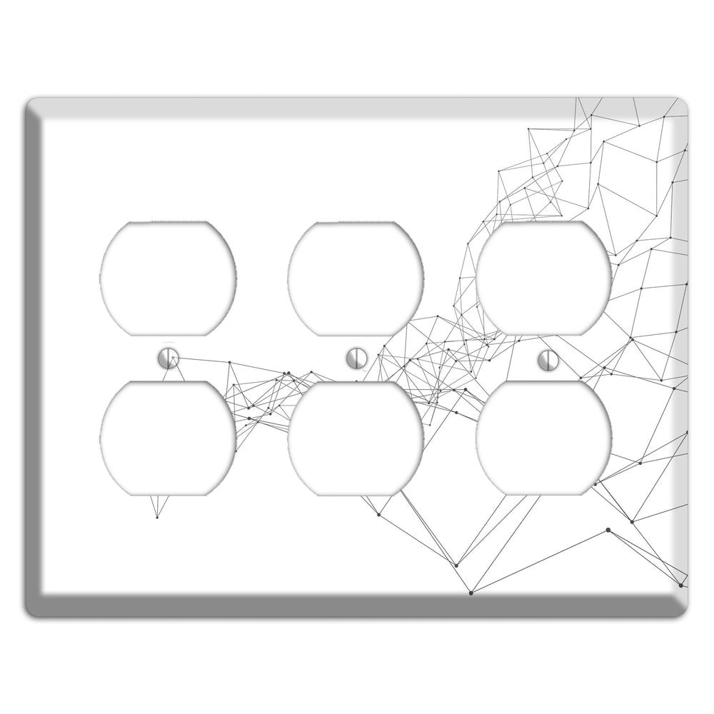Emergent Mesh Theory 3 Duplex Wallplate