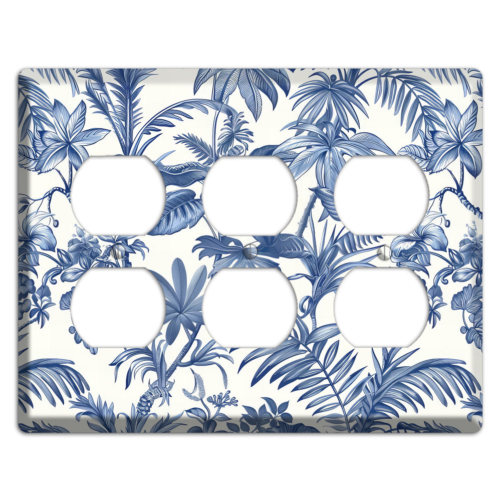 Tropic Indigo Reverie 3 Duplex Wallplate